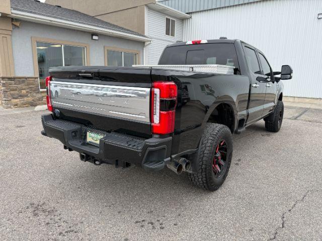 2024 Agate Black Metallic /Black Onyx Ford F-350 PLATINUM/TREMOR (1FT8W3BMXRE) with an Powerstroke 6.7L V-8 diesel direct injection engine, AUTOMATIC transmission, located at 1235 N Woodruff Ave., Idaho Falls, 83401, (208) 523-1053, 43.507172, -112.000488 - At Timberline Auto, finding a great deal on your next vehicle is always easy! Our experienced sales staff's goal is to help find you the right vehicle at the right price! Our knowledgeable finance department has options for almost any credit score. We offer extended service contract options to prote- Photo#33