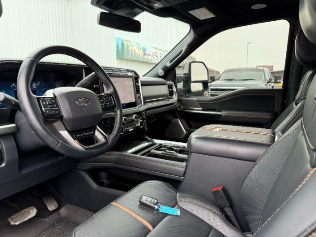 2024 Agate Black Metallic /Black Onyx Ford F-350 PLATINUM/TREMOR (1FT8W3BMXRE) with an Powerstroke 6.7L V-8 diesel direct injection engine, AUTOMATIC transmission, located at 1235 N Woodruff Ave., Idaho Falls, 83401, (208) 523-1053, 43.507172, -112.000488 - At Timberline Auto, finding a great deal on your next vehicle is always easy! Our experienced sales staff's goal is to help find you the right vehicle at the right price! Our knowledgeable finance department has options for almost any credit score. We offer extended service contract options to prote- Photo#41