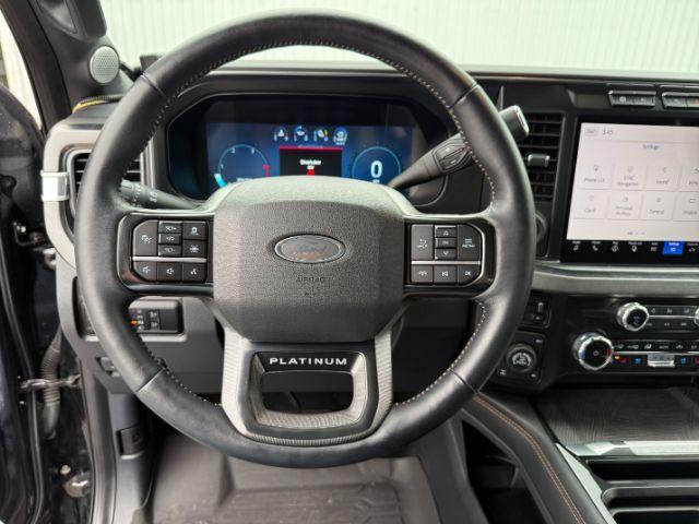 2024 Agate Black Metallic /Black Onyx Ford F-350 PLATINUM/TREMOR (1FT8W3BMXRE) with an Powerstroke 6.7L V-8 diesel direct injection engine, AUTOMATIC transmission, located at 1235 N Woodruff Ave., Idaho Falls, 83401, (208) 523-1053, 43.507172, -112.000488 - At Timberline Auto, finding a great deal on your next vehicle is always easy! Our experienced sales staff's goal is to help find you the right vehicle at the right price! Our knowledgeable finance department has options for almost any credit score. We offer extended service contract options to prote- Photo#42
