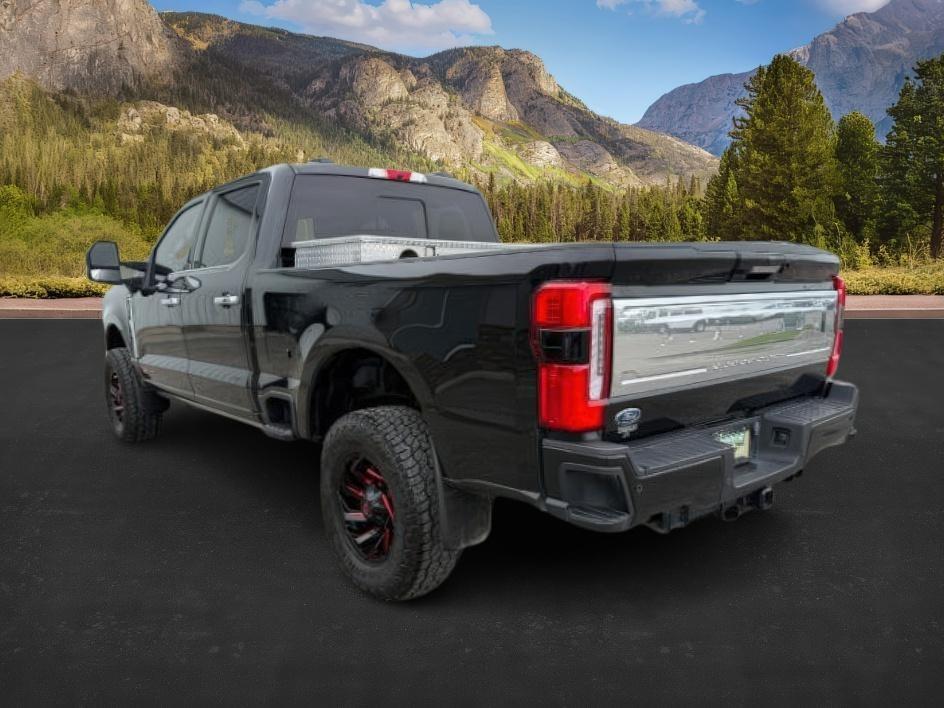 2024 Agate Black Metallic /Black Onyx Ford F-350 PLATINUM/TREMOR (1FT8W3BMXRE) with an Powerstroke 6.7L V-8 diesel direct injection engine, AUTOMATIC transmission, located at 1235 N Woodruff Ave., Idaho Falls, 83401, (208) 523-1053, 43.507172, -112.000488 - At Timberline Auto, finding a great deal on your next vehicle is always easy! Our experienced sales staff's goal is to help find you the right vehicle at the right price! Our knowledgeable finance department has options for almost any credit score. We offer extended service contract options to prote- Photo#2