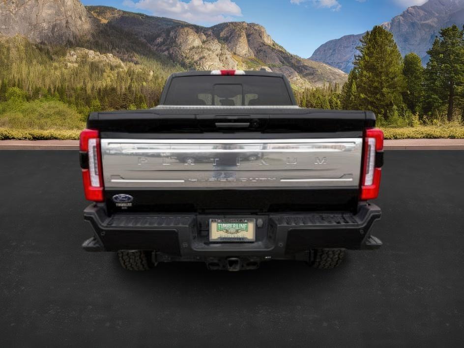 2024 Agate Black Metallic /Black Onyx Ford F-350 PLATINUM/TREMOR (1FT8W3BMXRE) with an Powerstroke 6.7L V-8 diesel direct injection engine, AUTOMATIC transmission, located at 1235 N Woodruff Ave., Idaho Falls, 83401, (208) 523-1053, 43.507172, -112.000488 - At Timberline Auto, finding a great deal on your next vehicle is always easy! Our experienced sales staff's goal is to help find you the right vehicle at the right price! Our knowledgeable finance department has options for almost any credit score. We offer extended service contract options to prote- Photo#3