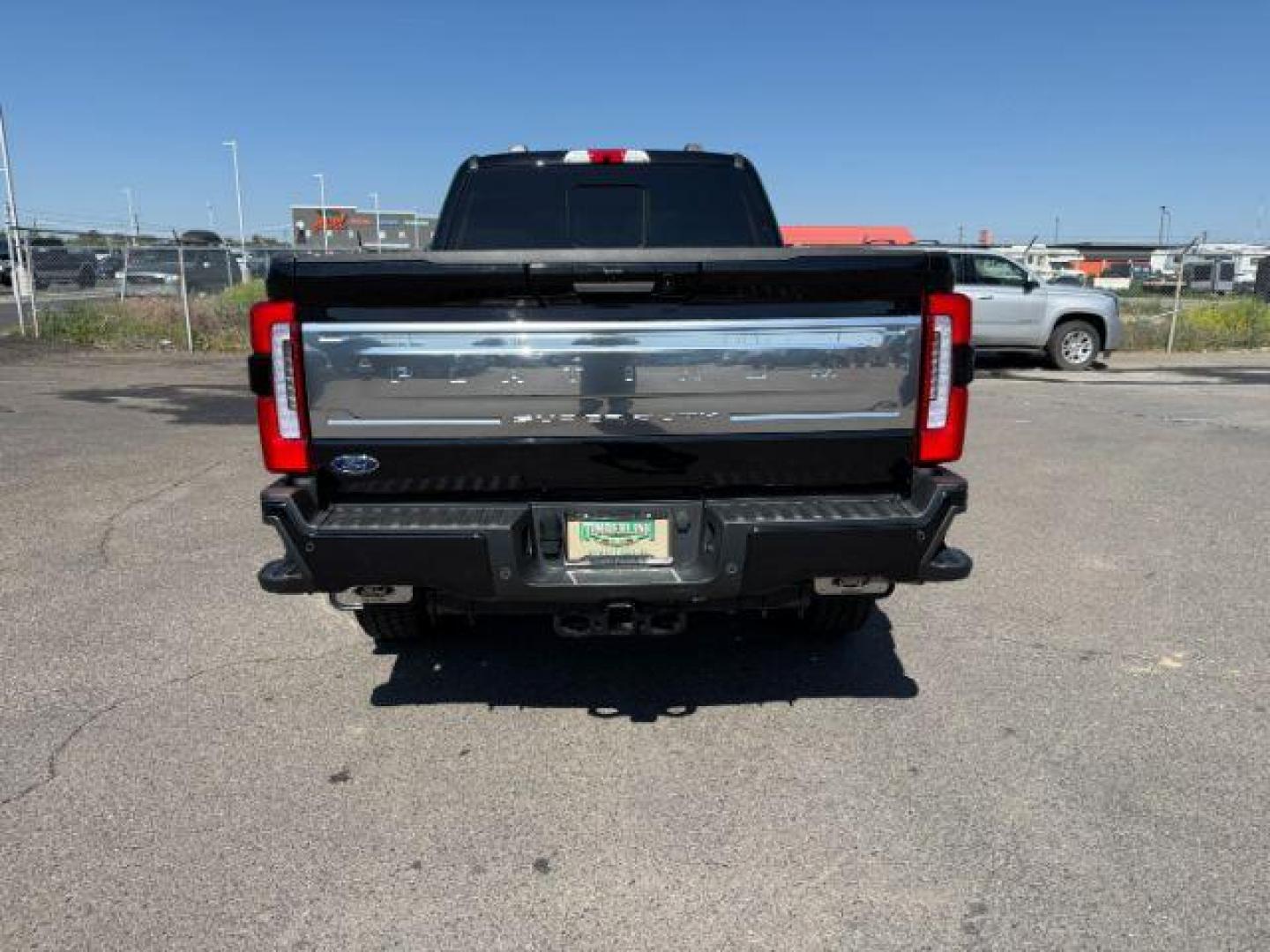 2024 Agate Black Metallic /Black Onyx Ford F-350 Platinum (1FT8W3BT7RE) with an Powerstroke 6.7L V-8 diesel direct injection engine, AUTOMATIC transmission, located at 1235 N Woodruff Ave., Idaho Falls, 83401, (208) 523-1053, 43.507172, -112.000488 - Photo#3