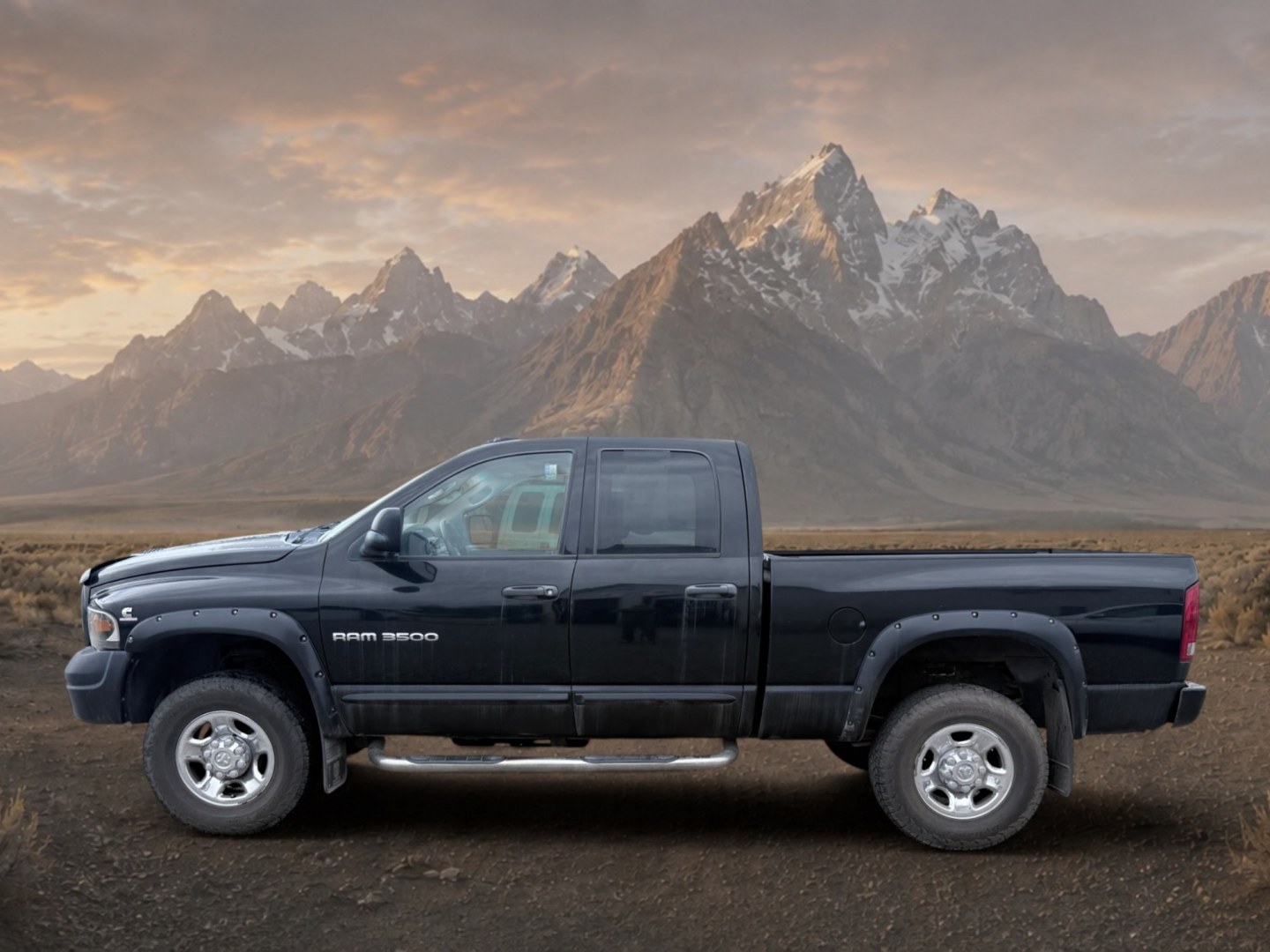 2005 BLACK /LEATHER Dodge Ram Pickup SLT (3D7LS38CX5G) with an 6 Cyl, 5.9L engine, 6-speed manual transmission, located at 1175 N Woodruff Ave, Idaho Falls, ID, 83401, 43.506901, -111.999657- Photo#1