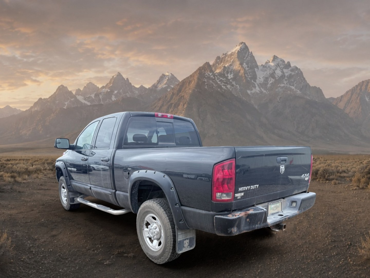 2005 BLACK /LEATHER Dodge Ram Pickup SLT (3D7LS38CX5G) with an 6 Cyl, 5.9L engine, 6-speed manual transmission, located at 1175 N Woodruff Ave, Idaho Falls, ID, 83401, 43.506901, -111.999657- Photo#2