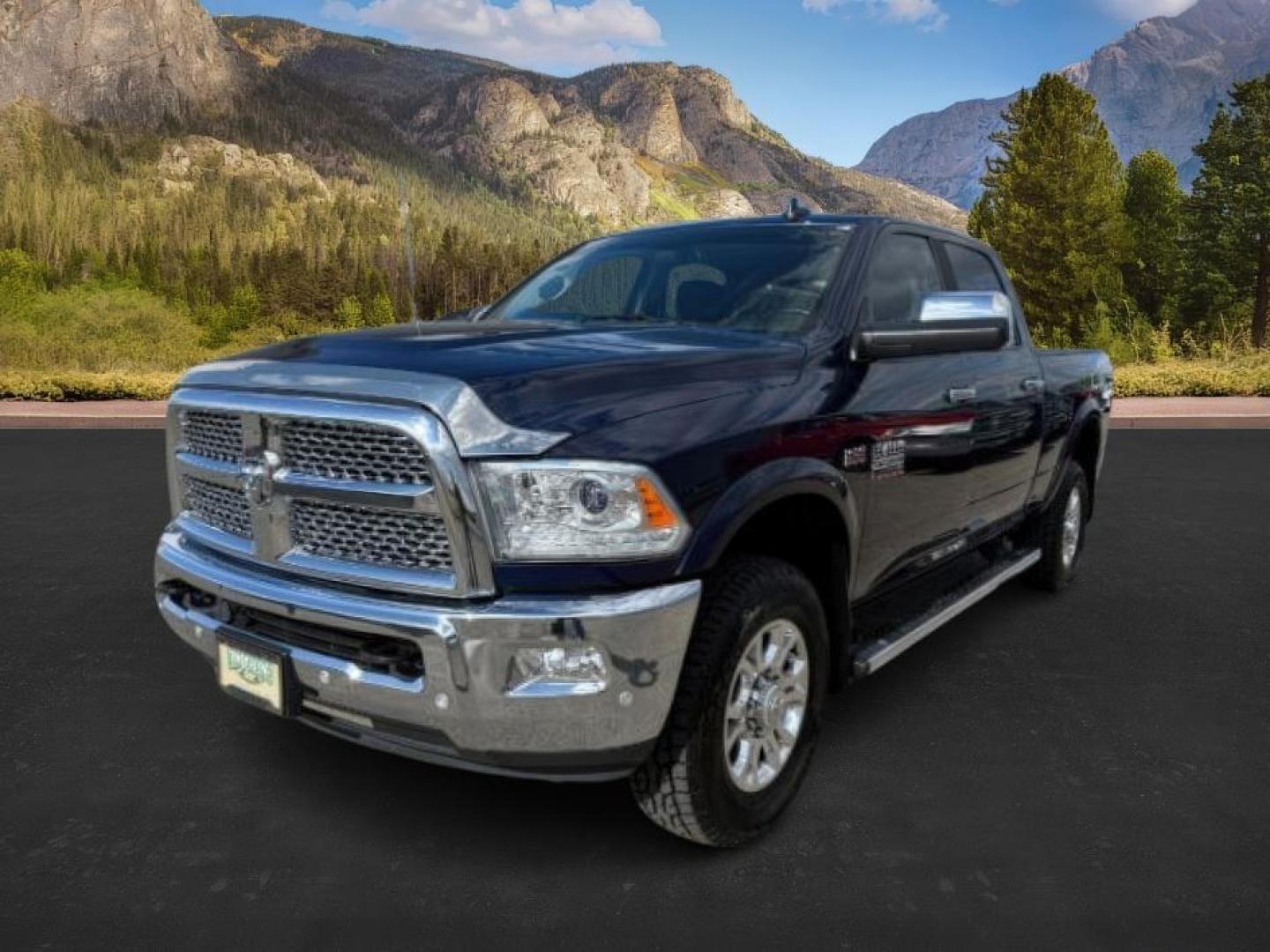 2018 True Blue Pearlcoat /Black Ram 2500 Laramie Crew Cab 4x4 6'4 Box (3C6UR5FJ9JG) with an HEMI 6.4L V-8 VVT variable valve control engine, AUTOMATIC transmission, located at 1235 N Woodruff Ave., Idaho Falls, 83401, (208) 523-1053, 43.507172, -112.000488 - At Timberline Auto, finding a great deal on your next vehicle is always easy! Our experienced sales staff's goal is to help find you the right vehicle at the right price! Our knowledgeable finance department has options for almost any credit score. We offer extended service contract options to prote - Photo#0