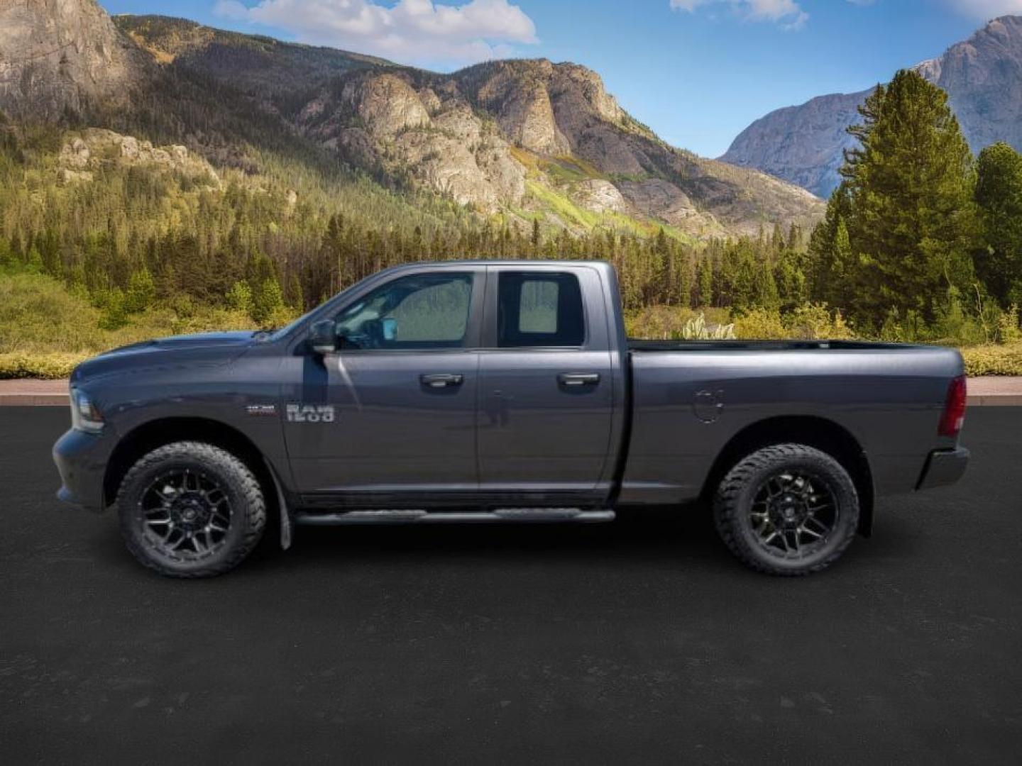 2017 GRAY /SPORT RAM 1500 SPORT (1C6RR7HT1HS) with an 5.7 engine, AUTOMATIC transmission, located at 1235 N Woodruff Ave., Idaho Falls, 83401, (208) 523-1053, 43.507172, -112.000488 - At Timberline Auto, finding a great deal on your next vehicle is always easy! Our experienced sales staff's goal is to help find you the right vehicle at the right price! Our knowledgeable finance department has options for almost any credit score. We offer extended service contract options to prote - Photo#1