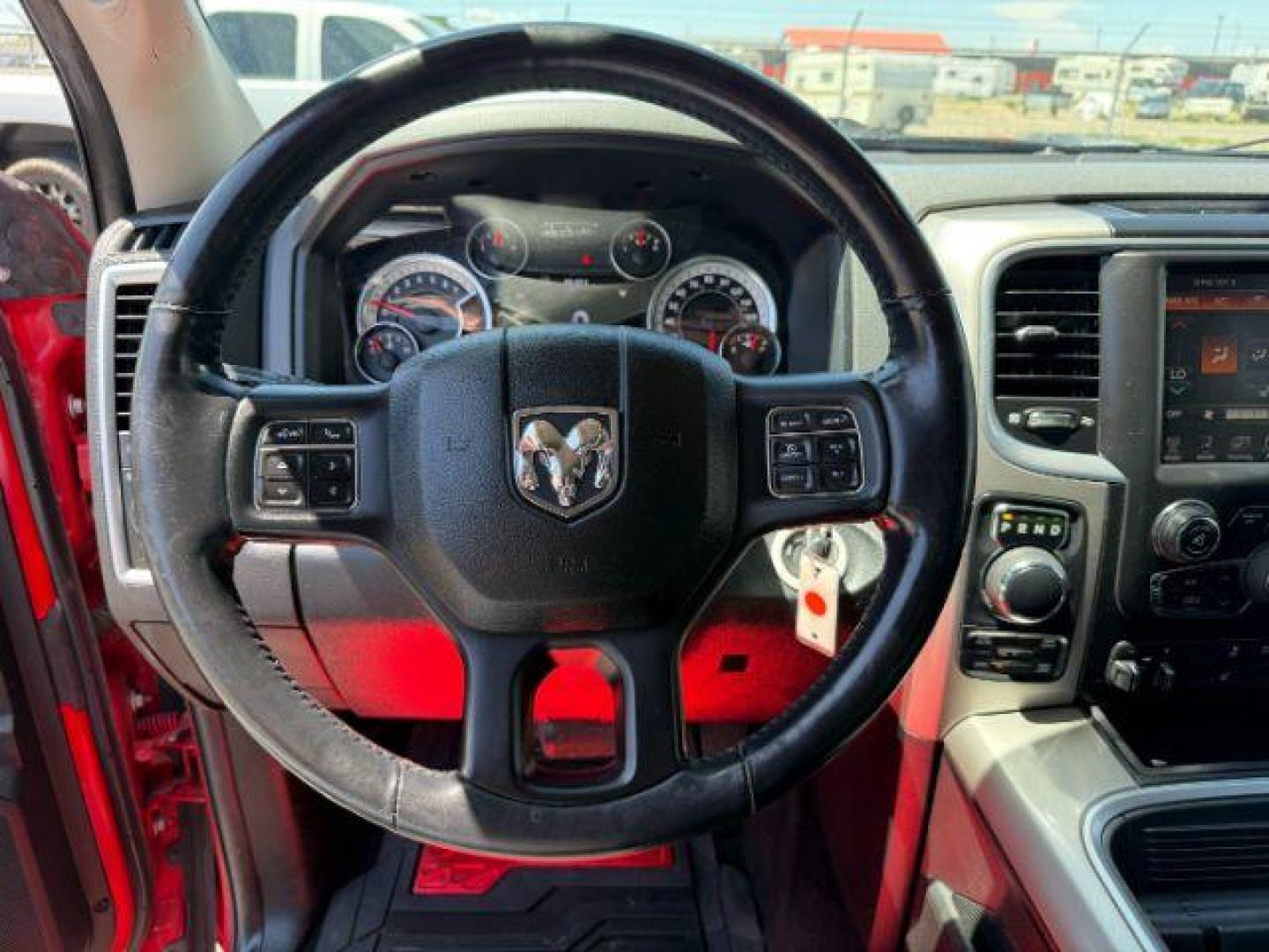 2016 Bright Red /Diesel Gray/Black Ram 1500 Big Horn (3C6RR7LT7GG) with an HEMI 5.7L V-8 variable valve control engine, AUTOMATIC transmission, located at 1235 N Woodruff Ave., Idaho Falls, 83401, (208) 523-1053, 43.507172, -112.000488 - At Timberline Auto, finding a great deal on your next vehicle is always easy! Our experienced sales staff's goal is to help find you the right vehicle at the right price! Our knowledgeable finance department has options for almost any credit score. We offer extended service contract options to prote - Photo#37