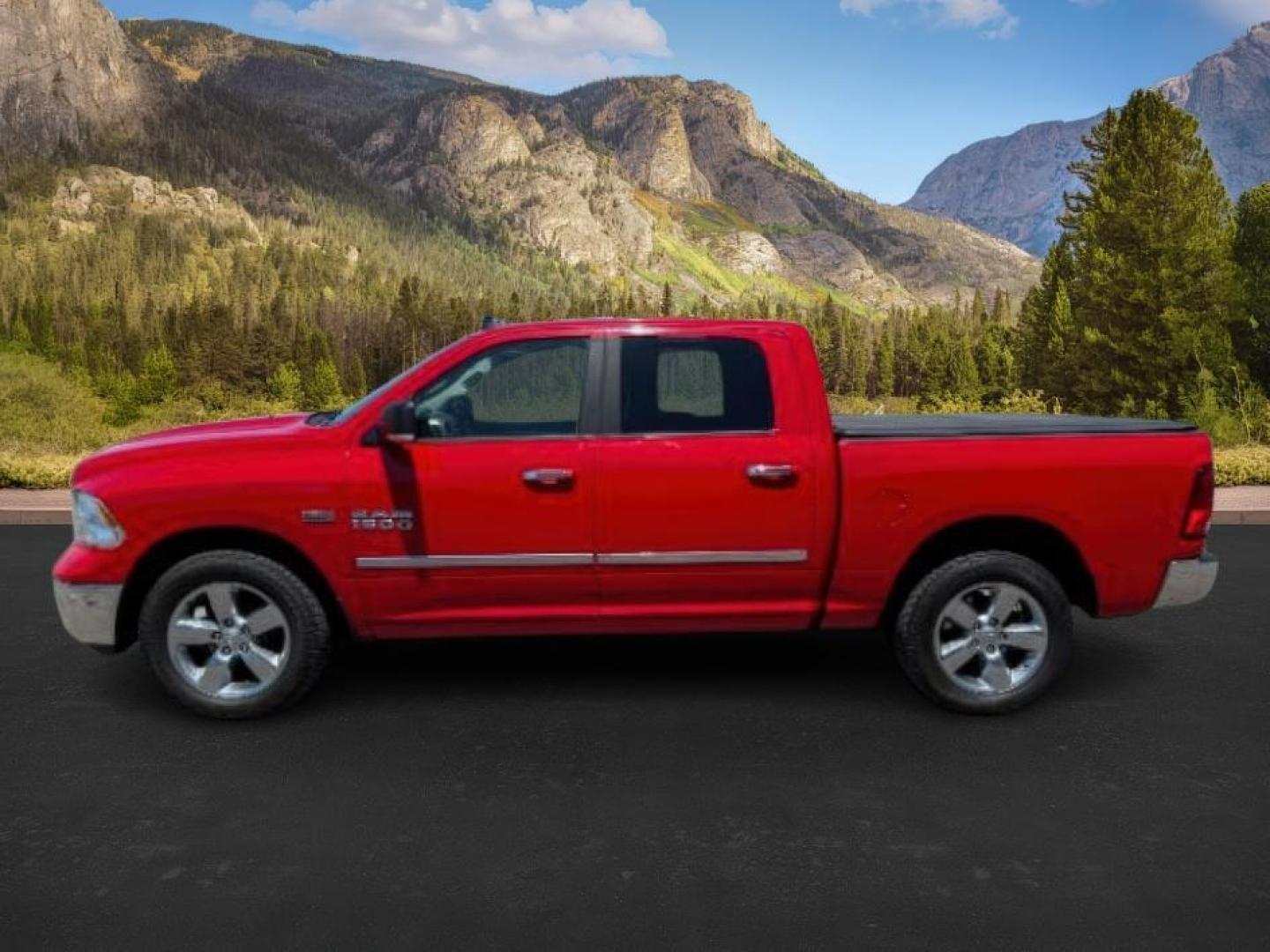 2016 Bright Red /Diesel Gray/Black Ram 1500 Big Horn (3C6RR7LT7GG) with an HEMI 5.7L V-8 variable valve control engine, AUTOMATIC transmission, located at 1235 N Woodruff Ave., Idaho Falls, 83401, (208) 523-1053, 43.507172, -112.000488 - At Timberline Auto, finding a great deal on your next vehicle is always easy! Our experienced sales staff's goal is to help find you the right vehicle at the right price! Our knowledgeable finance department has options for almost any credit score. We offer extended service contract options to prote - Photo#1