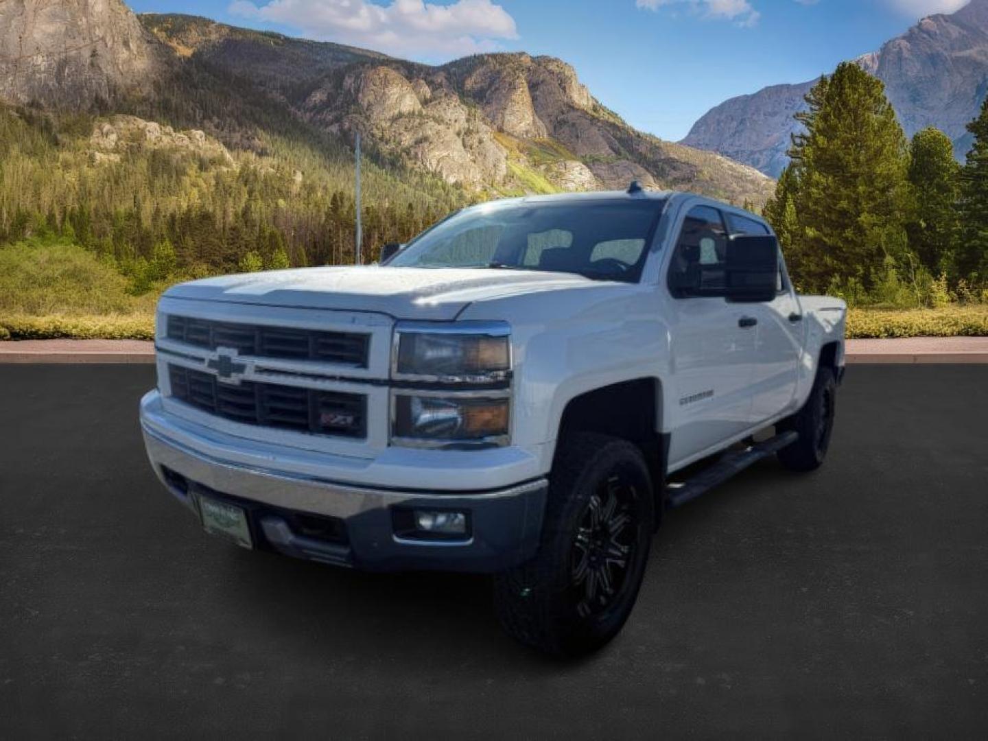 2014 WHITE /Jet Black Chevrolet Silverado 1500 (3GCUKREC8EG) with an EcoTec3 53L V-8 gasoline direct injection engine, Automatic transmission, located at 1175 N Woodruff Ave, Idaho Falls, ID, 83401, 43.506901, -111.999657 - At Timberline Auto, finding a great deal on your next vehicle is always easy! Our experienced sales staff's goal is to help find you the right vehicle at the right price! Our knowledgeable finance department has options for almost any credit score. We offer extended service contract options to prote - Photo#0