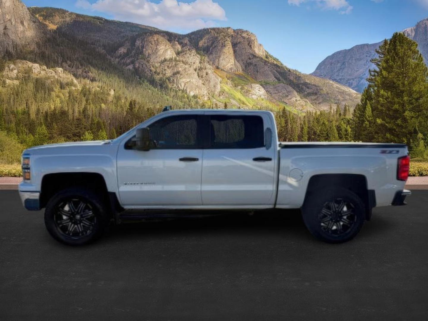 2014 WHITE /Jet Black Chevrolet Silverado 1500 (3GCUKREC8EG) with an EcoTec3 53L V-8 gasoline direct injection engine, Automatic transmission, located at 1175 N Woodruff Ave, Idaho Falls, ID, 83401, 43.506901, -111.999657 - At Timberline Auto, finding a great deal on your next vehicle is always easy! Our experienced sales staff's goal is to help find you the right vehicle at the right price! Our knowledgeable finance department has options for almost any credit score. We offer extended service contract options to prote - Photo#1