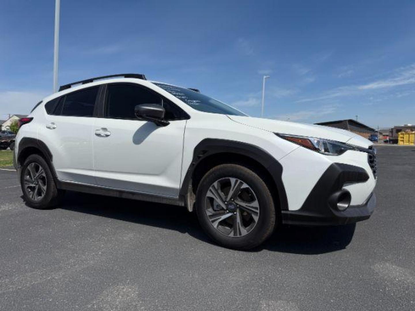 2024 Crystal White Pearl /Black Subaru Crosstrek Premium (JF2GUADC0RH) with an 2L H-4 gasoline direct injection engine, AUTOMATIC transmission, located at 1235 N Woodruff Ave., Idaho Falls, 83401, (208) 523-1053, 43.507172, -112.000488 - Photo#0