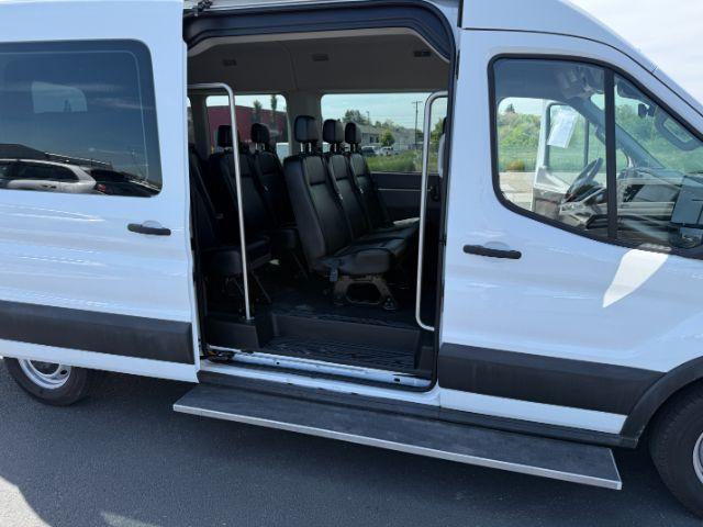 2023 Oxford White /Ebony Ford Transit-350 Passenger Van XL (1FBAX2C81PK) with an EcoBoost 3.5L V-6 gasoline direct injection engine, AUTOMATIC transmission, located at 1235 N Woodruff Ave., Idaho Falls, 83401, (208) 523-1053, 43.507172, -112.000488 - This 2023 Ford Transit 350 Passenger Van delivers reliable full-size transport capability with the proven 3.5L EcoBoost V6 engine paired to an automatic transmission and rear-wheel drive. Built to move people and cargo with confidence, it offers smooth power delivery, strong highway performance, and - Photo#41