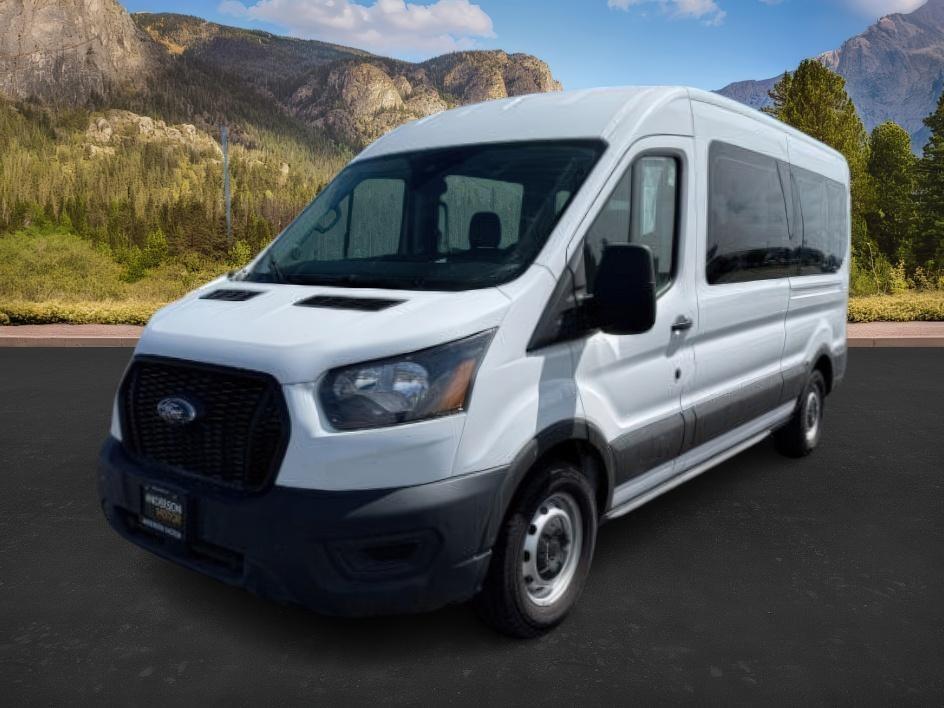 2023 Oxford White /Ebony Ford Transit-350 Passenger Van XL (1FBAX2C81PK) with an EcoBoost 3.5L V-6 gasoline direct injection engine, AUTOMATIC transmission, located at 1235 N Woodruff Ave., Idaho Falls, 83401, (208) 523-1053, 43.507172, -112.000488 - This 2023 Ford Transit 350 Passenger Van delivers reliable full-size transport capability with the proven 3.5L EcoBoost V6 engine paired to an automatic transmission and rear-wheel drive. Built to move people and cargo with confidence, it offers smooth power delivery, strong highway performance, and - Photo#0