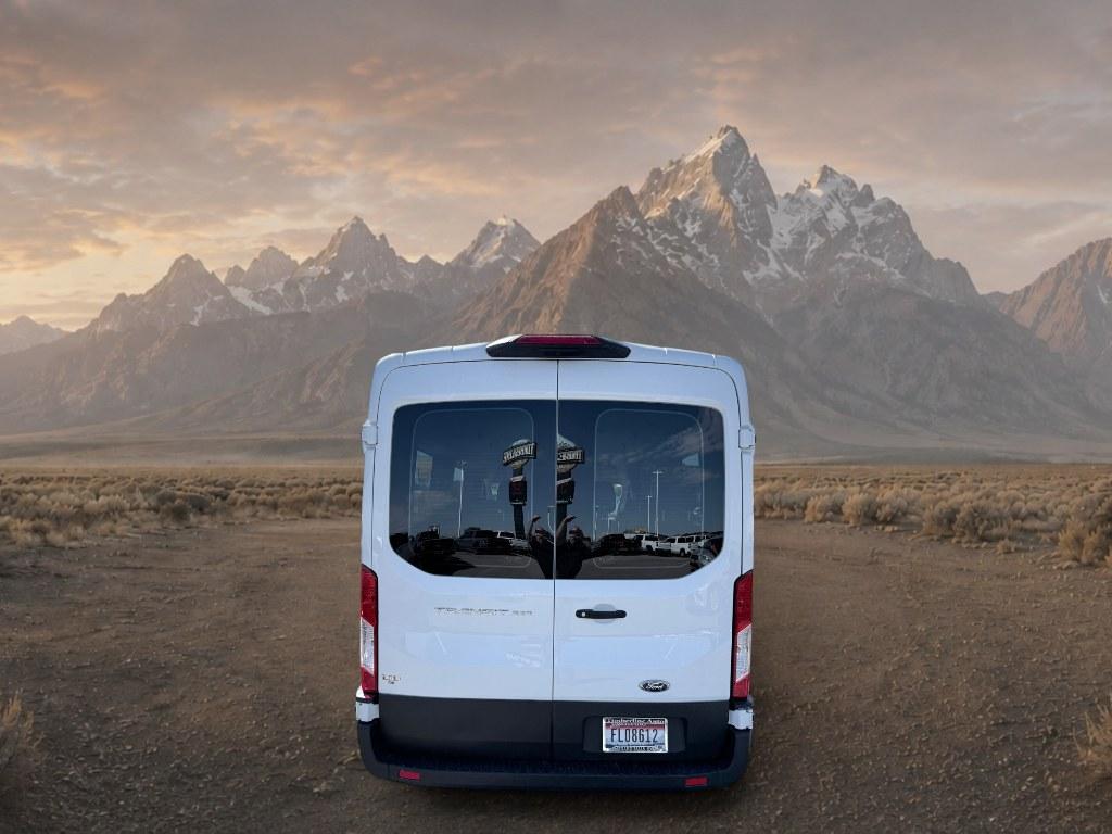 2023 Oxford White /Dark Palazzo Gray Ford Transit Wagon XL (1FBAX2C81PK) with an V6, 3.5L engine, 10-speed automatic transmission, located at 1175 N Woodruff Ave, Idaho Falls, ID, 83401, 43.506901, -111.999657 - <b>Vehicle Details</b><br>Looking for a spacious, capable passenger van in Idaho Falls, ID? This 2023 Ford Transit Wagon T-350 Med Roof Slide XL is a smart choice for families, shuttle use, or commercial transport. With 49,243 miles, rear-wheel drive, and a strong V6 3.5L gasoline/E85 engine, it del- Photo#3