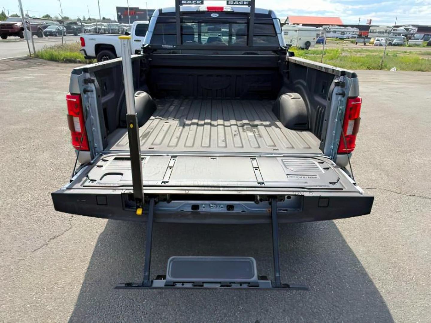 2023 Iconic Silver Metallic /Black w/Medium Dark Slate Ford F-150 (1FTFW1E88PF) with an 35L V-6 portdirect injection engine, Automatic transmission, located at 1175 N Woodruff Ave, Idaho Falls, ID, 83401, 43.506901, -111.999657 - At Timberline Auto, finding a great deal on your next vehicle is always easy! Our experienced sales staff's goal is to help find you the right vehicle at the right price! Our knowledgeable finance department has options for almost any credit score. We offer extended service contract options to prote - Photo#5