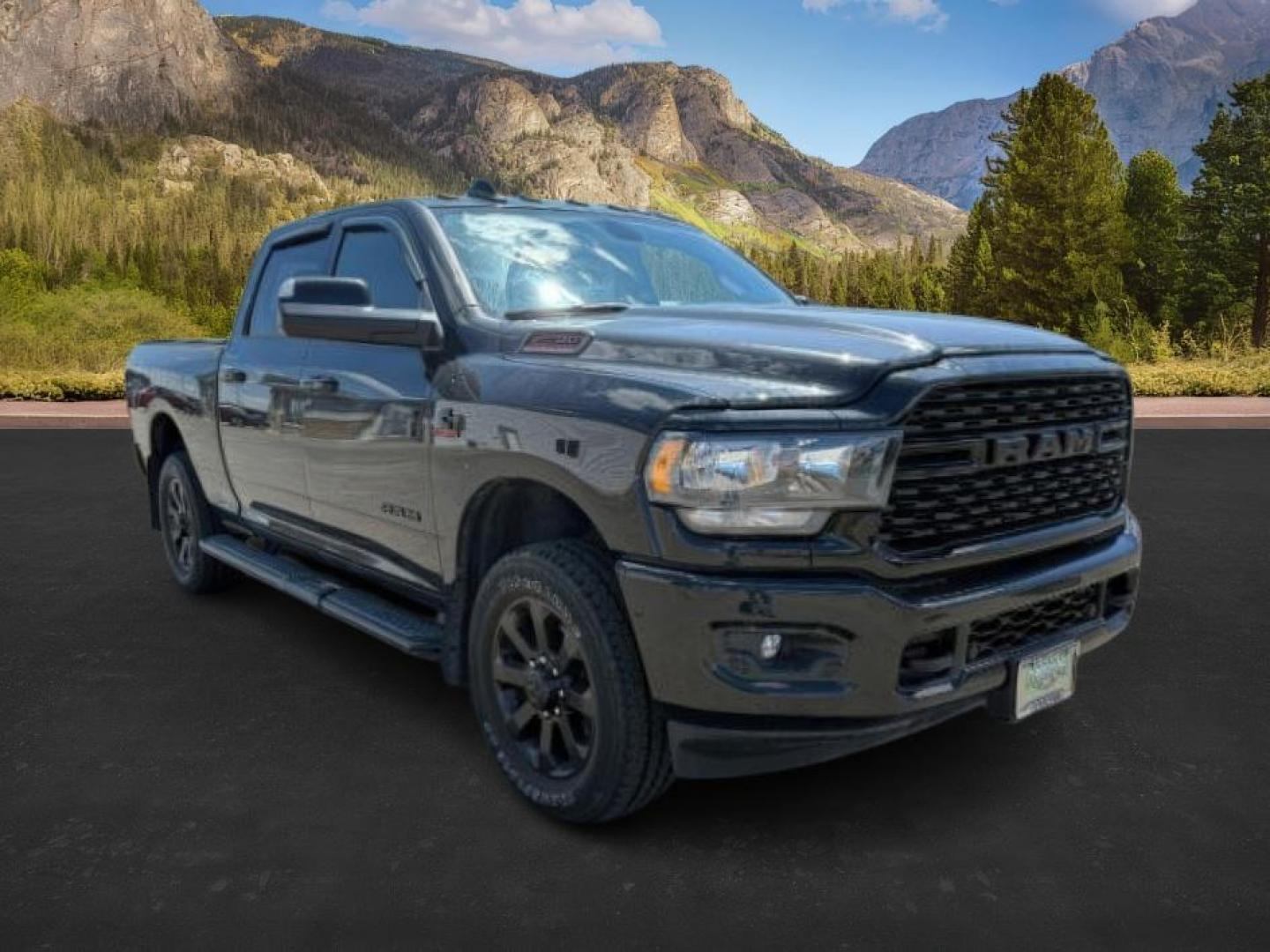 2022 Diamond Black Crystal Pearlcoat /Diesel Gray/Black Ram 2500 (3C6UR5DL5NG) with an Cummins 67L I-6 diesel direct injection engine, Automatic transmission, located at 1175 N Woodruff Ave, Idaho Falls, ID, 83401, 43.506901, -111.999657 - At Timberline Auto, finding a great deal on your next vehicle is always easy! Our experienced sales staff's goal is to help find you the right vehicle at the right price! Our knowledgeable finance department has options for almost any credit score. We offer extended service contract options to prote - Photo#8