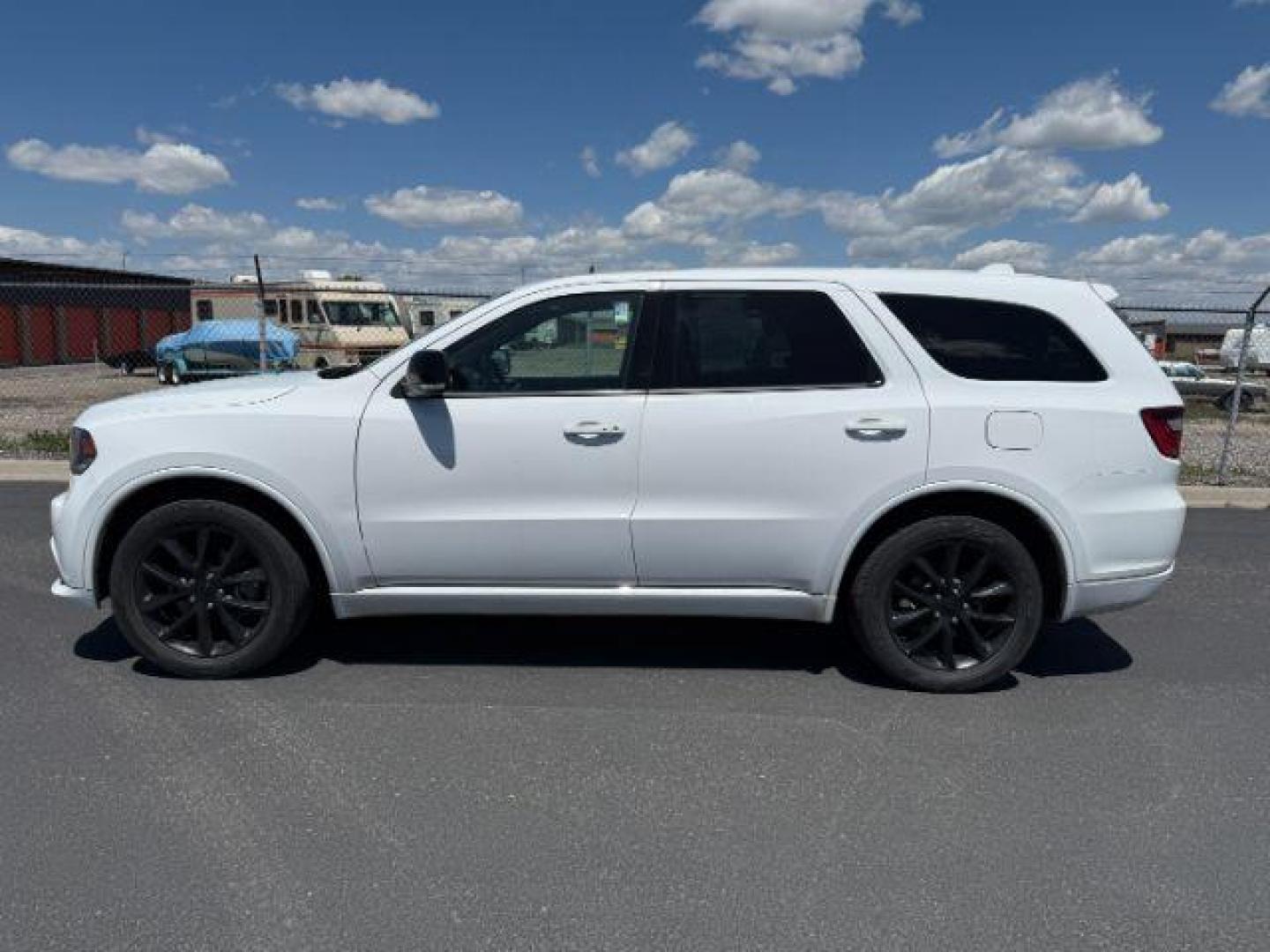 2018 Vice White /Black Dodge Durango GT AWD (1C4RDJDG1JC) with an Pentastar 3.6L V-6 DOHC engine, AUTOMATIC transmission, located at 1235 N Woodruff Ave., Idaho Falls, 83401, (208) 523-1053, 43.507172, -112.000488 - At Timberline Auto, finding a great deal on your next vehicle is always easy! Our experienced sales staff's goal is to help find you the right vehicle at the right price! Our knowledgeable finance department has options for almost any credit score. We offer extended service contract options to prote - Photo#0