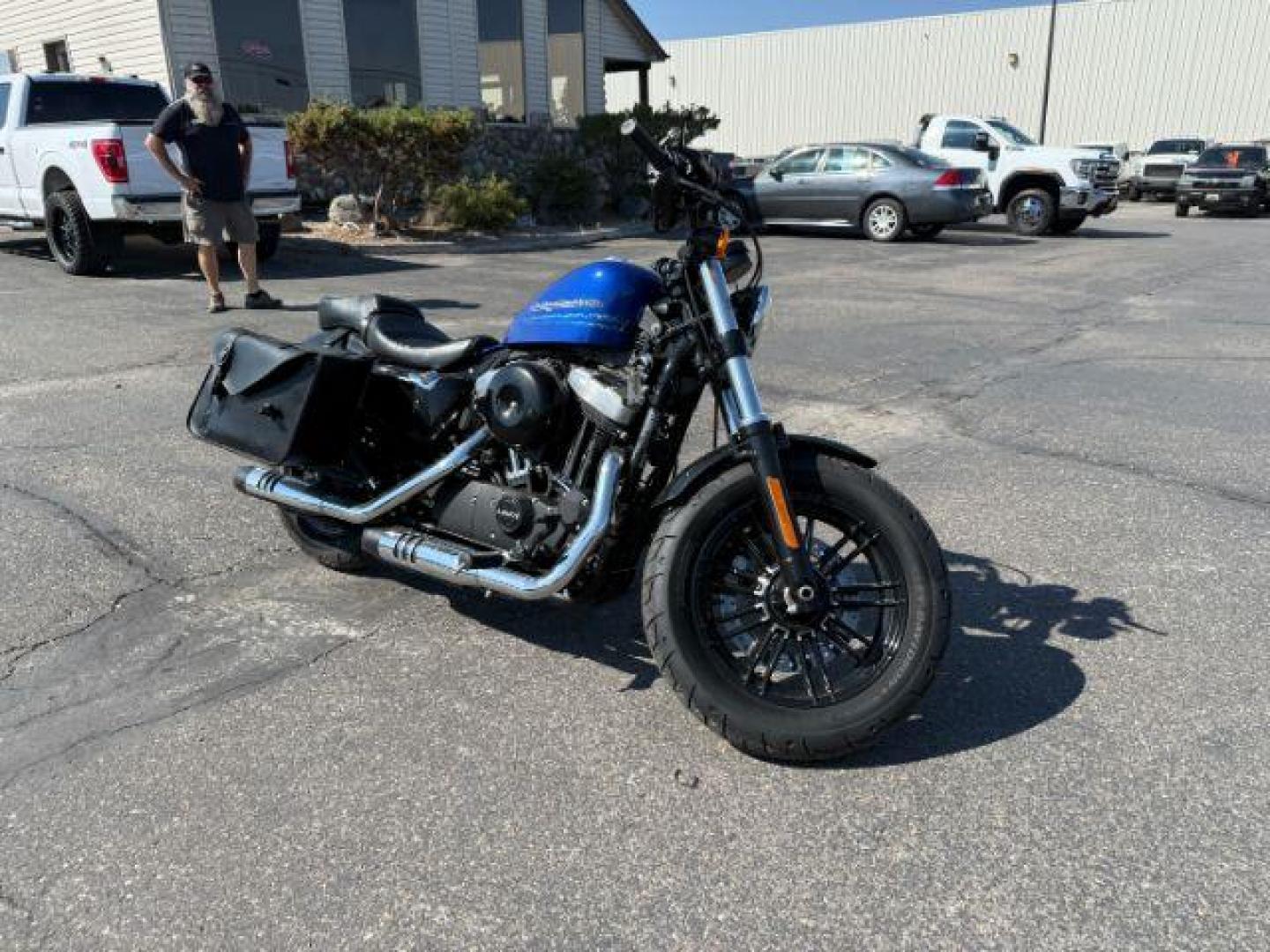 2019 BLUE Harley-Davidson Forty-Eight (1HD1LC315KC) , Automatic transmission, located at 1175 N Woodruff Ave, Idaho Falls, ID, 83401, 43.506901, -111.999657 - At Timberline Auto, finding a great deal on your next vehicle is always easy! Our experienced sales staff's goal is to help find you the right vehicle at the right price! Our knowledgeable finance department has options for almost any credit score. We offer extended service contract options to prote - Photo#13