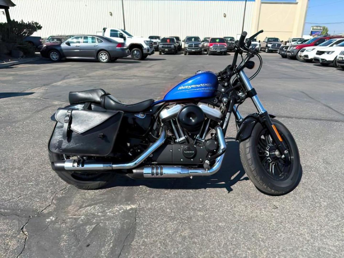 2019 BLUE Harley-Davidson Forty-Eight (1HD1LC315KC) , Automatic transmission, located at 1175 N Woodruff Ave, Idaho Falls, ID, 83401, 43.506901, -111.999657 - At Timberline Auto, finding a great deal on your next vehicle is always easy! Our experienced sales staff's goal is to help find you the right vehicle at the right price! Our knowledgeable finance department has options for almost any credit score. We offer extended service contract options to prote - Photo#4