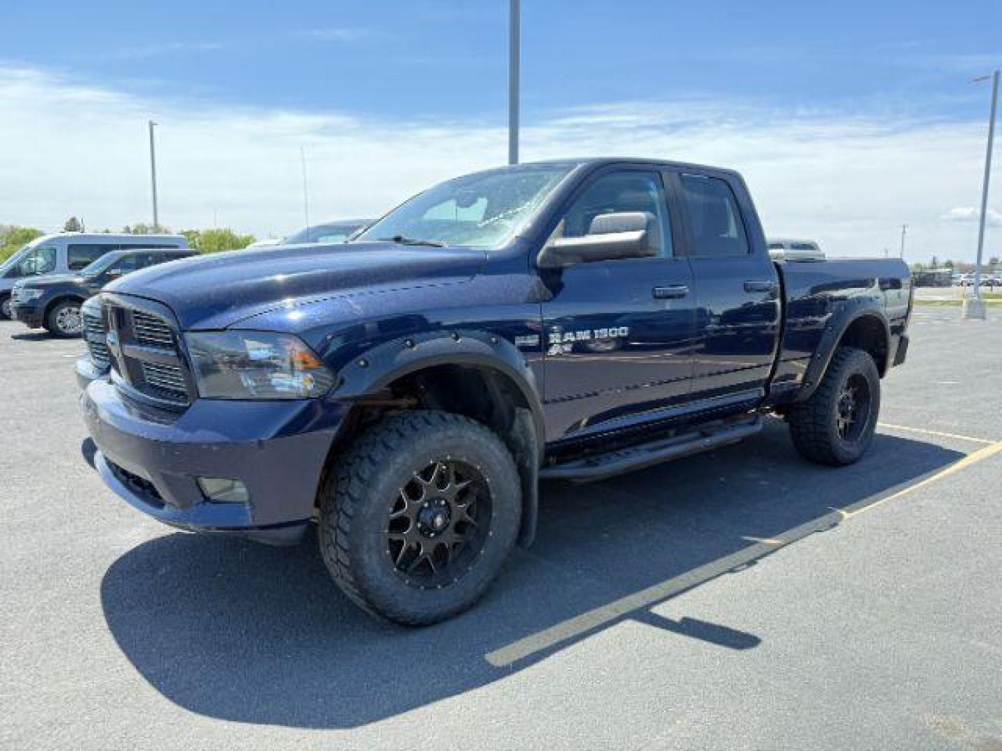 2012 BLUE /CLOTH RAM 1500 SLT (1C6RD7HT9CS) with an 5.7 engine, AUTOMATIC transmission, located at 1235 N Woodruff Ave., Idaho Falls, 83401, (208) 523-1053, 43.507172, -112.000488 - At Timberline Auto, finding a great deal on your next vehicle is always easy! Our experienced sales staff's goal is to help find you the right vehicle at the right price! Our knowledgeable finance department has options for almost any credit score. We offer extended service contract options to prote - Photo#0