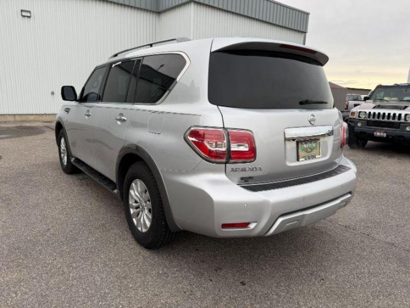 2017 Brilliant Silver /Charcoal Nissan Armada (JN8AY2NC9H9) with an Endurance 56L V-8 gasoline direct injection engine, Automatic transmission, located at 1175 N Woodruff Ave, Idaho Falls, ID, 83401, 43.506901, -111.999657 - Photo#3