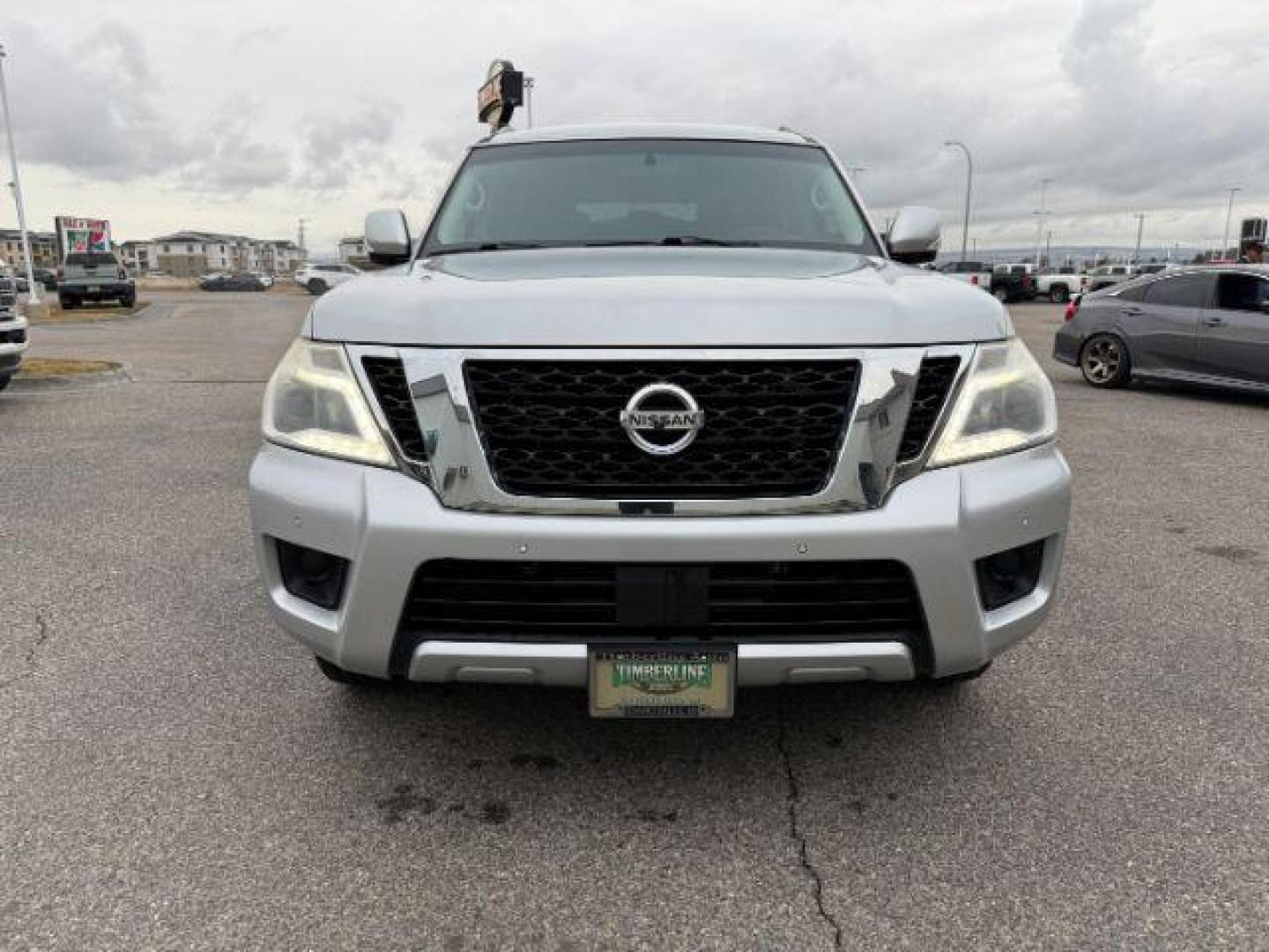 2017 Brilliant Silver /Charcoal Nissan Armada (JN8AY2NC9H9) with an Endurance 56L V-8 gasoline direct injection engine, Automatic transmission, located at 1175 N Woodruff Ave, Idaho Falls, ID, 83401, 43.506901, -111.999657 - Photo#11
