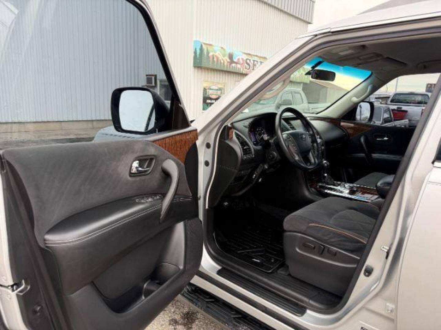 2017 Brilliant Silver /Charcoal Nissan Armada (JN8AY2NC9H9) with an Endurance 56L V-8 gasoline direct injection engine, Automatic transmission, located at 1175 N Woodruff Ave, Idaho Falls, ID, 83401, 43.506901, -111.999657 - Photo#14