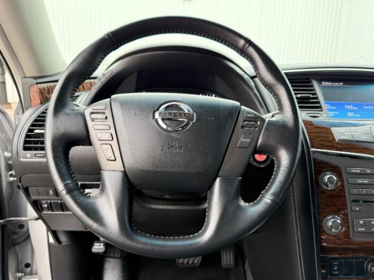 2017 Brilliant Silver /Charcoal Nissan Armada (JN8AY2NC9H9) with an Endurance 56L V-8 gasoline direct injection engine, Automatic transmission, located at 1175 N Woodruff Ave, Idaho Falls, ID, 83401, 43.506901, -111.999657 - Photo#17