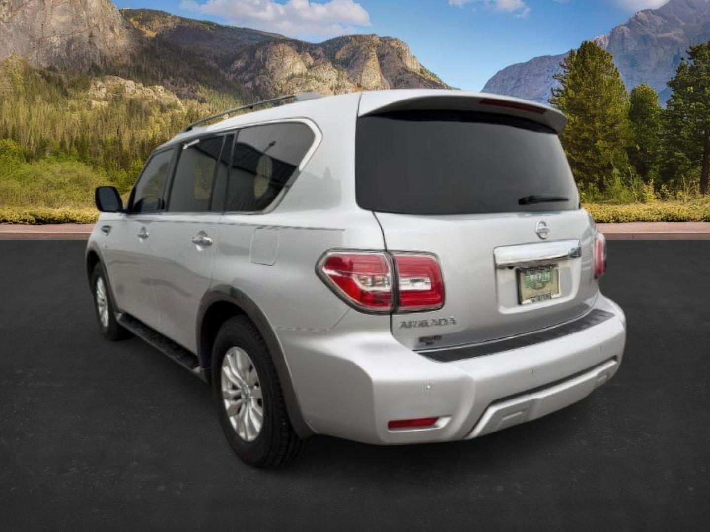 2017 Brilliant Silver /Charcoal Nissan Armada (JN8AY2NC9H9) with an Endurance 56L V-8 gasoline direct injection engine, Automatic transmission, located at 1175 N Woodruff Ave, Idaho Falls, ID, 83401, 43.506901, -111.999657 - At Timberline Auto, finding a great deal on your next vehicle is always easy! Our experienced sales staff's goal is to help find you the right vehicle at the right price! Our knowledgeable finance department has options for almost any credit score. We offer extended service contract options to prote - Photo#2