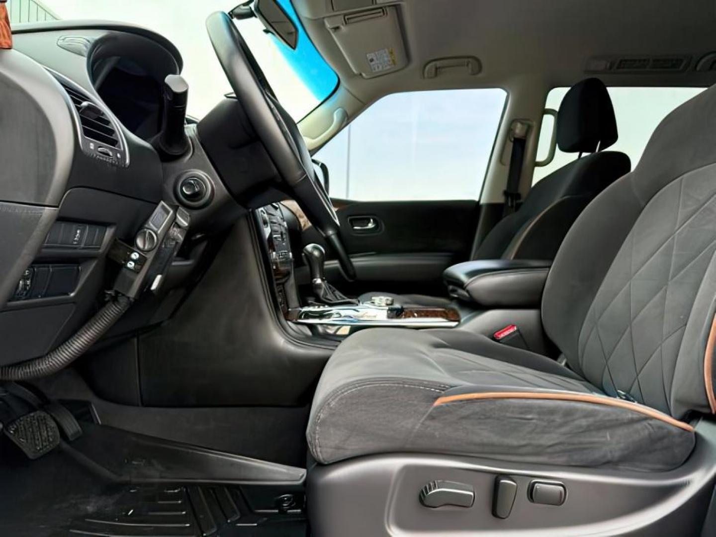 2017 Brilliant Silver /Charcoal Nissan Armada (JN8AY2NC9H9) with an Endurance 56L V-8 gasoline direct injection engine, Automatic transmission, located at 1175 N Woodruff Ave, Idaho Falls, ID, 83401, 43.506901, -111.999657 - At Timberline Auto, finding a great deal on your next vehicle is always easy! Our experienced sales staff's goal is to help find you the right vehicle at the right price! Our knowledgeable finance department has options for almost any credit score. We offer extended service contract options to prote - Photo#14