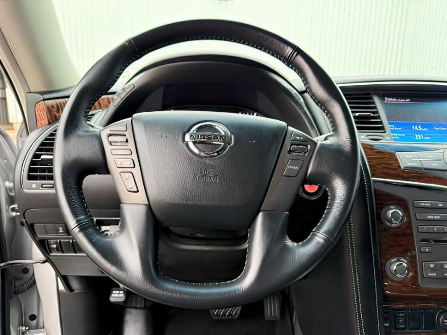 2017 Brilliant Silver /Charcoal Nissan Armada (JN8AY2NC9H9) with an Endurance 56L V-8 gasoline direct injection engine, Automatic transmission, located at 1175 N Woodruff Ave, Idaho Falls, ID, 83401, 43.506901, -111.999657 - At Timberline Auto, finding a great deal on your next vehicle is always easy! Our experienced sales staff's goal is to help find you the right vehicle at the right price! Our knowledgeable finance department has options for almost any credit score. We offer extended service contract options to prote - Photo#16