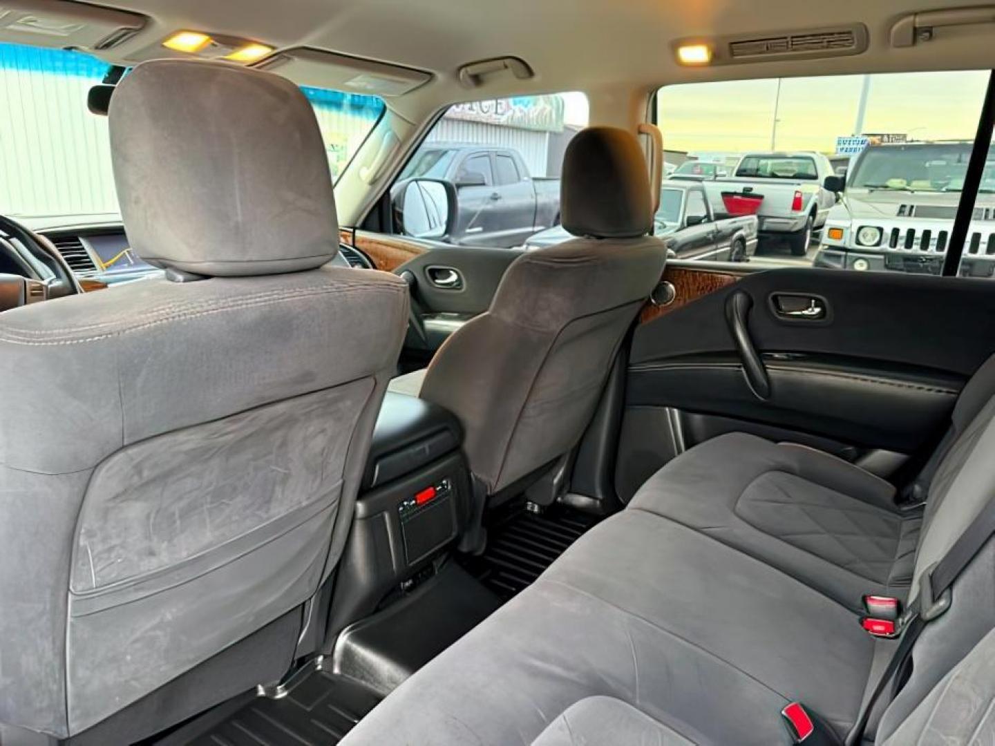 2017 Brilliant Silver /Charcoal Nissan Armada (JN8AY2NC9H9) with an Endurance 56L V-8 gasoline direct injection engine, Automatic transmission, located at 1175 N Woodruff Ave, Idaho Falls, ID, 83401, 43.506901, -111.999657 - At Timberline Auto, finding a great deal on your next vehicle is always easy! Our experienced sales staff's goal is to help find you the right vehicle at the right price! Our knowledgeable finance department has options for almost any credit score. We offer extended service contract options to prote - Photo#24