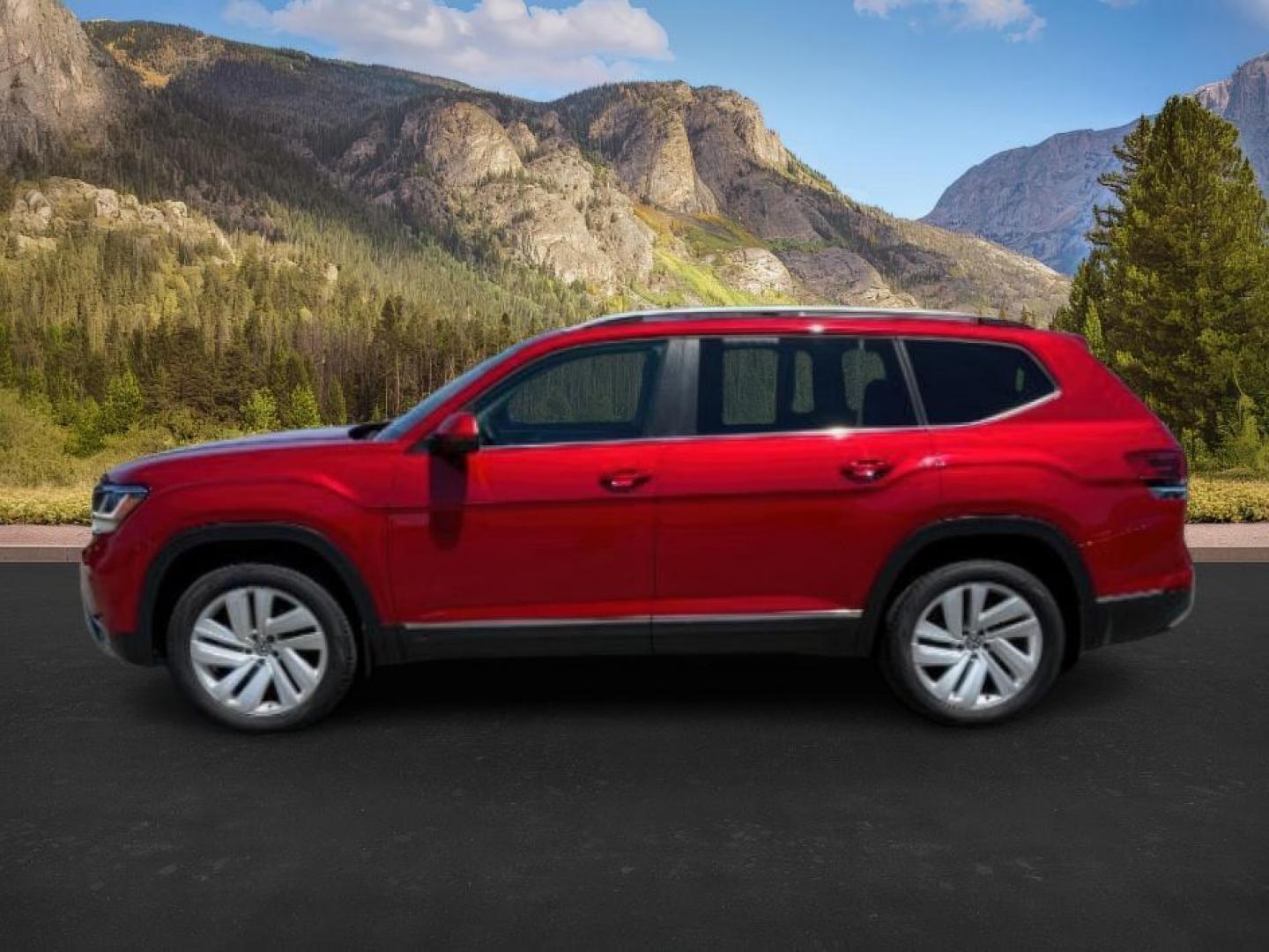 2021 RED /BLACK Volkswagen Atlas (1V2BR2CA0MC) with an 36 engine, Automatic transmission, located at 1175 N Woodruff Ave, Idaho Falls, ID, 83401, 43.506901, -111.999657 - At Timberline Auto, finding a great deal on your next vehicle is always easy! Our experienced sales staff's goal is to help find you the right vehicle at the right price! Our knowledgeable finance department has options for almost any credit score. We offer extended service contract options to prote - Photo#1