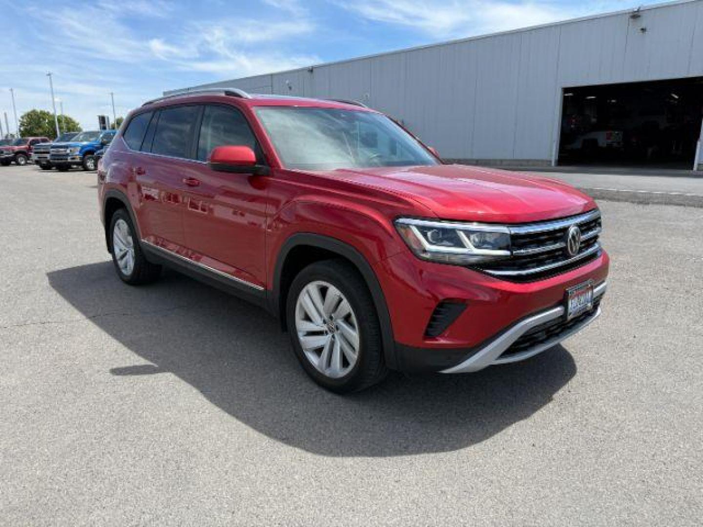 2021 Aurora Red Metallic /Titan Black Volkswagen Atlas (1V2BR2CA0MC) with an 36L V-6 gasoline direct injection engine, Automatic transmission, located at 1175 N Woodruff Ave, Idaho Falls, ID, 83401, 43.506901, -111.999657 - Photo#35