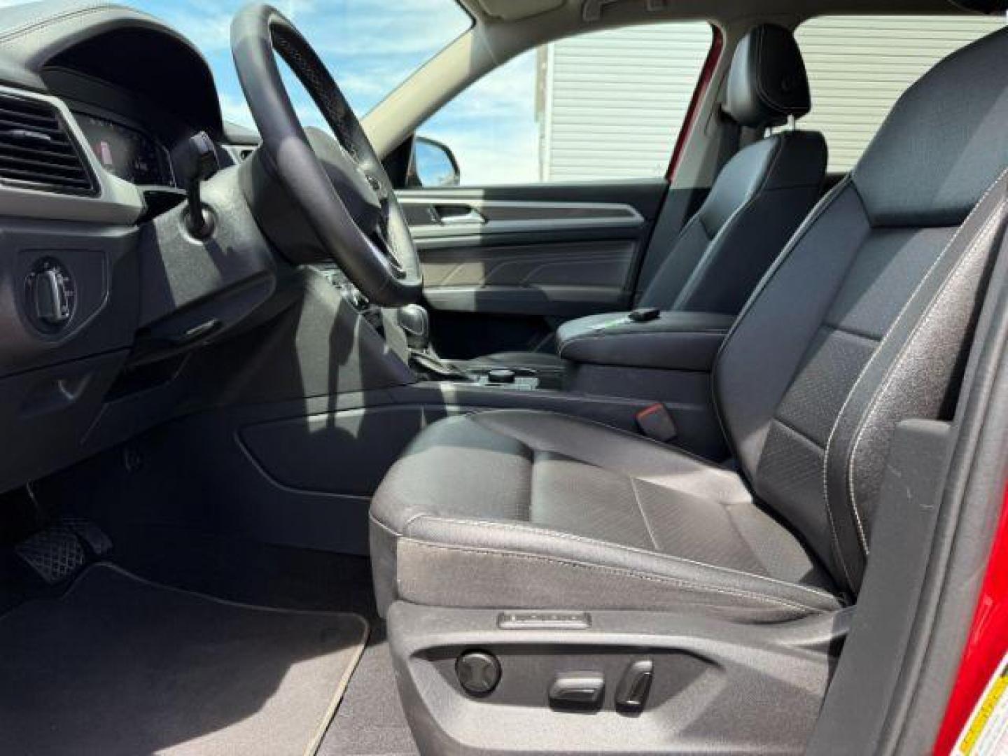 2021 Aurora Red Metallic /Titan Black Volkswagen Atlas (1V2BR2CA0MC) with an 36L V-6 gasoline direct injection engine, Automatic transmission, located at 1175 N Woodruff Ave, Idaho Falls, ID, 83401, 43.506901, -111.999657 - Photo#39
