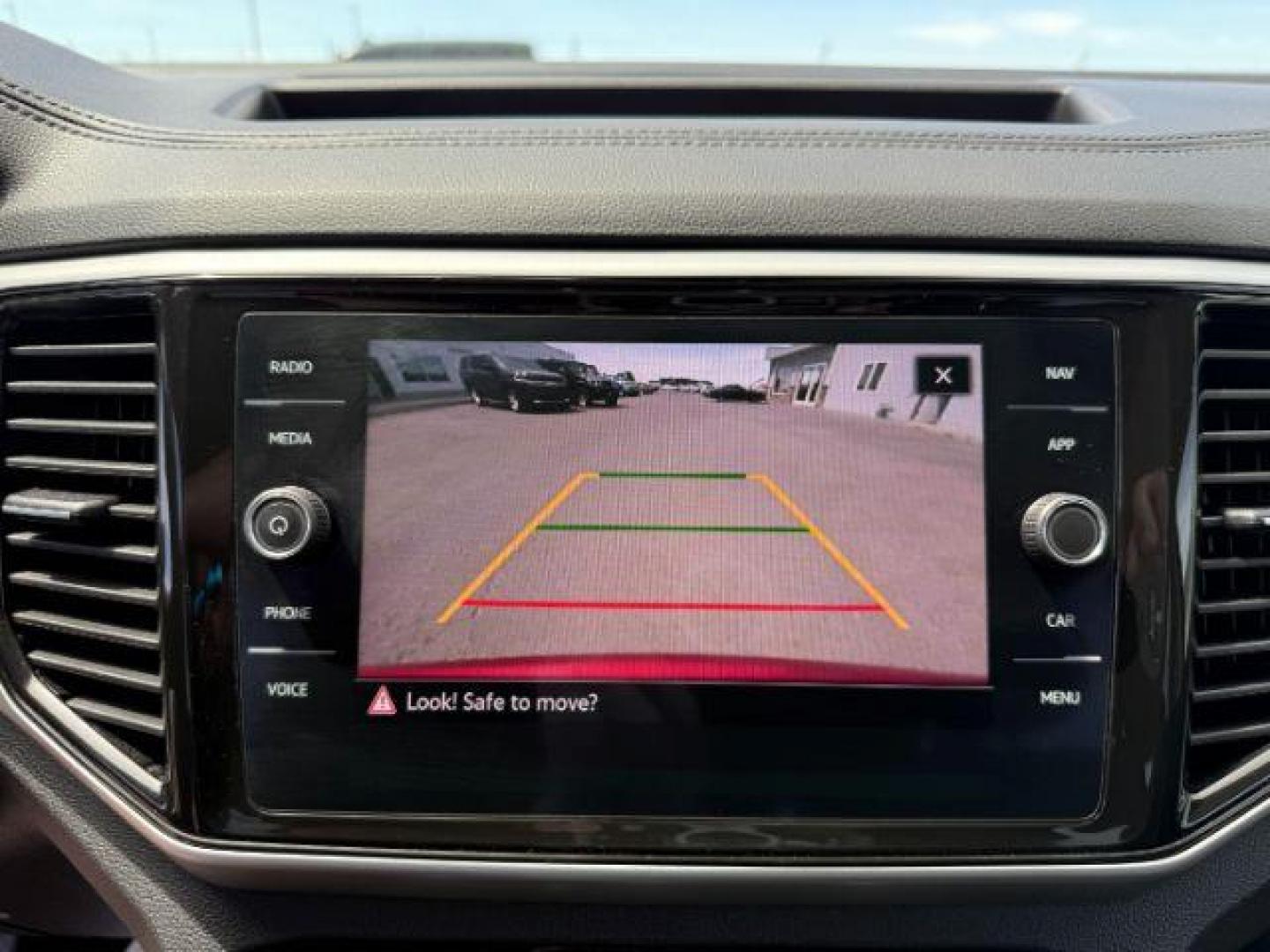 2021 Aurora Red Metallic /Titan Black Volkswagen Atlas (1V2BR2CA0MC) with an 36L V-6 gasoline direct injection engine, Automatic transmission, located at 1175 N Woodruff Ave, Idaho Falls, ID, 83401, 43.506901, -111.999657 - Photo#43