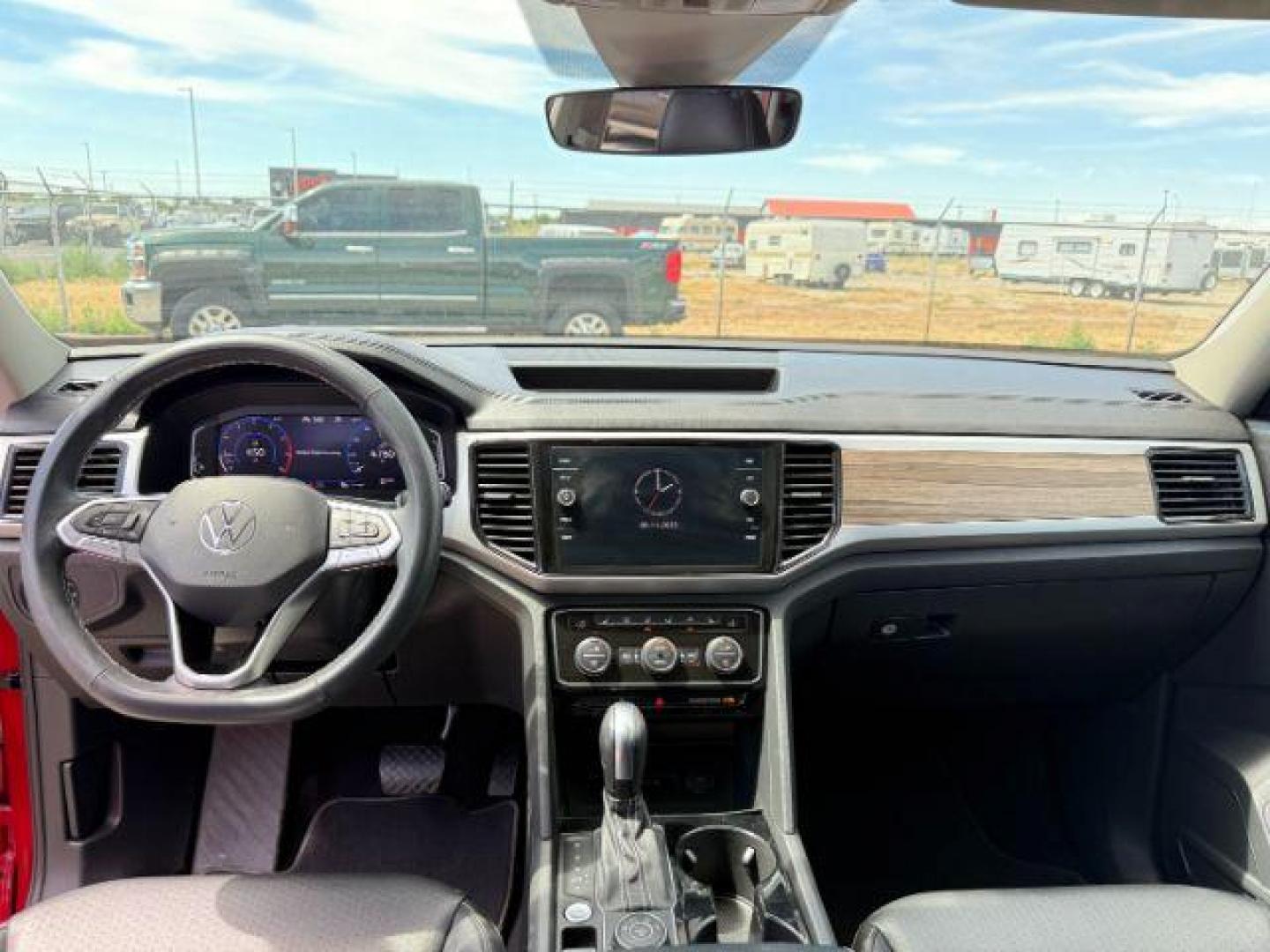 2021 Aurora Red Metallic /Titan Black Volkswagen Atlas (1V2BR2CA0MC) with an 36L V-6 gasoline direct injection engine, Automatic transmission, located at 1175 N Woodruff Ave, Idaho Falls, ID, 83401, 43.506901, -111.999657 - Photo#48