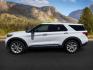 2022 Star White Metallic Tri-Coat /Ebony Ford Explorer (1FM5K8HC3NG) with an EcoBoost 3L V-6 gasoline direct injection engine, Automatic transmission, located at 1175 N Woodruff Ave, Idaho Falls, ID, 83401, 43.506901, -111.999657 - At Timberline Auto, finding a great deal on your next vehicle is always easy! Our experienced sales staff's goal is to help find you the right vehicle at the right price! Our knowledgeable finance department has options for almost any credit score. We offer extended service contract options to prote - Photo#0