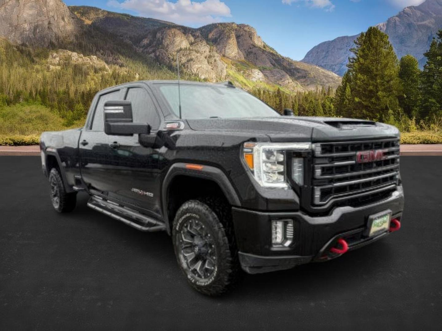 2021 Onyx Black /Jet Black w/Kalahari Accents GMC Sierra 2500HD (1GT49PEY0MF) with an Duramax 66L V-8 diesel direct injection engine, Automatic transmission, located at 1175 N Woodruff Ave, Idaho Falls, ID, 83401, 43.506901, -111.999657 - At Timberline Auto, finding a great deal on your next vehicle is always easy! Our experienced sales staff's goal is to help find you the right vehicle at the right price! Our knowledgeable finance department has options for almost any credit score. We offer extended service contract options to prote - Photo#9