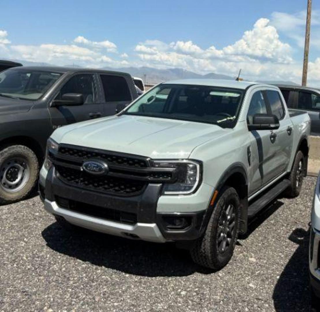 2024 Cactus Grey /Ebony Ford Ranger XLT (1FTER4HH5RL) with an EcoBoost 2.3L I-4 gasoline direct injection engine, AUTOMATIC transmission, located at 1235 N Woodruff Ave., Idaho Falls, 83401, (208) 523-1053, 43.507172, -112.000488 - At Timberline Auto, finding a great deal on your next vehicle is always easy! Our experienced sales staff's goal is to help find you the right vehicle at the right price! Our knowledgeable finance department has options for almost any credit score. We offer extended service contract options to prote - Photo#0