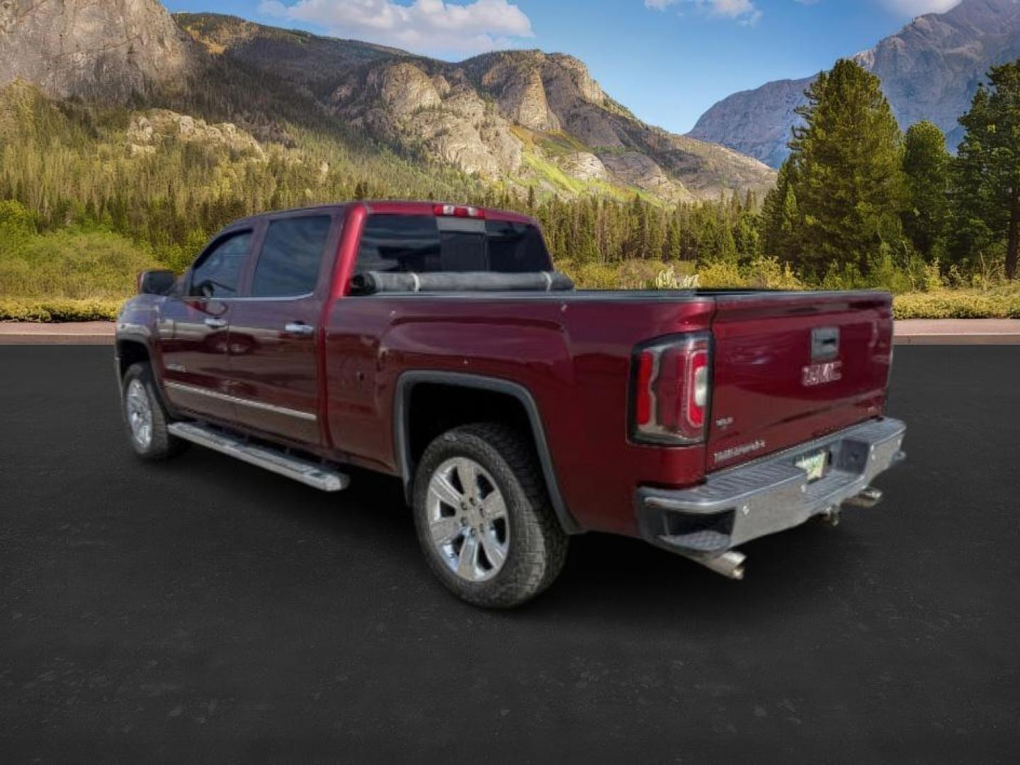 2017 MAROON /Jet Black GMC Sierra 1500 SLT (3GTU2NEC7HG) with an 5.3 VORTEC engine, AUTOMATIC transmission, located at 1235 N Woodruff Ave., Idaho Falls, 83401, (208) 523-1053, 43.507172, -112.000488 - At Timberline Auto, finding a great deal on your next vehicle is always easy! Our experienced sales staff's goal is to help find you the right vehicle at the right price! Our knowledgeable finance department has options for almost any credit score. We offer extended service contract options to prote - Photo#2