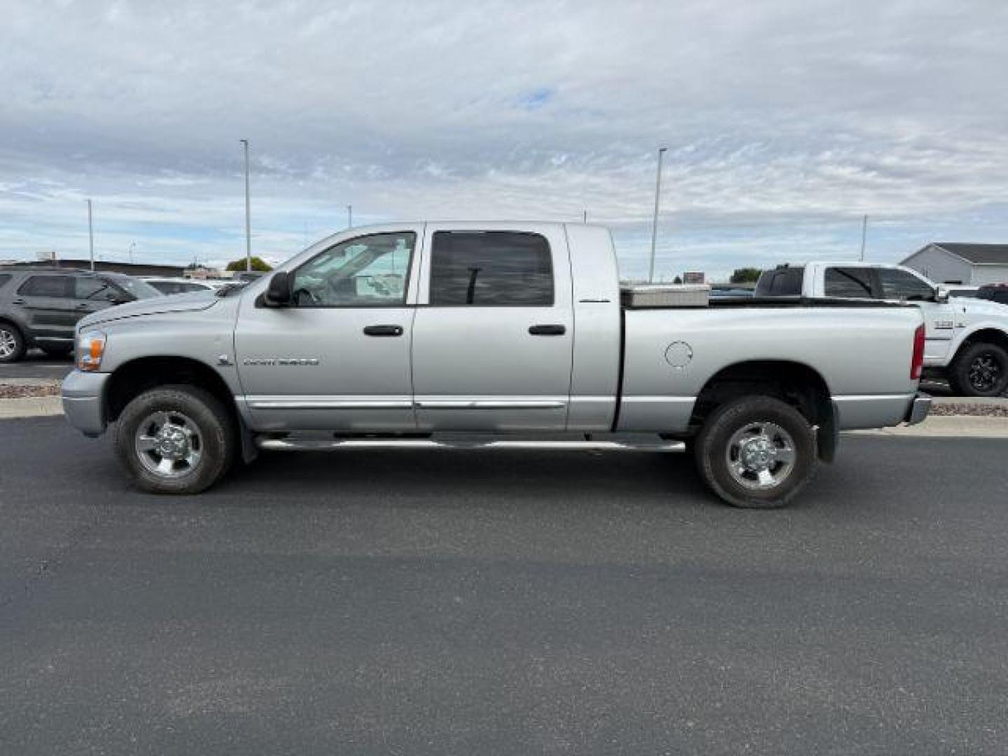 2006 SILVER /Medium Slate Gray Dodge Ram 3500 (3D7LX39C36G) with an Cummins 59L I-6 diesel direct injection engine, Automatic transmission, located at 1175 N Woodruff Ave, Idaho Falls, ID, 83401, 43.506901, -111.999657 - At Timberline Auto, finding a great deal on your next vehicle is always easy! Our experienced sales staff's goal is to help find you the right vehicle at the right price! Our knowledgeable finance department has options for almost any credit score. We offer extended service contract options to prote - Photo#1
