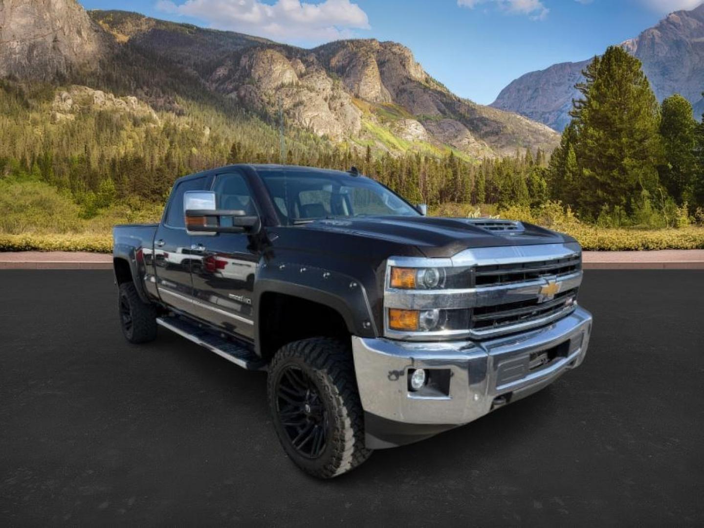 2018 BROWN /Cocoa/Dune Chevrolet Silverado 2500HD (1GC1KWEYXJF) with an 66 engine, Automatic transmission, located at 1175 N Woodruff Ave, Idaho Falls, ID, 83401, 43.506901, -111.999657 - Photo#6