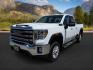 2023 WHITE /CLOTH GMC Sierra 2500HD SLE (1GT59ME77PF) with an 6.6 engine, AUTOMATIC transmission, located at 1235 N Woodruff Ave., Idaho Falls, 83401, (208) 523-1053, 43.507172, -112.000488 - At Timberline Auto, finding a great deal on your next vehicle is always easy! Our experienced sales staff's goal is to help find you the right vehicle at the right price! Our knowledgeable finance department has options for almost any credit score. We offer extended service contract options to prote - Photo#0