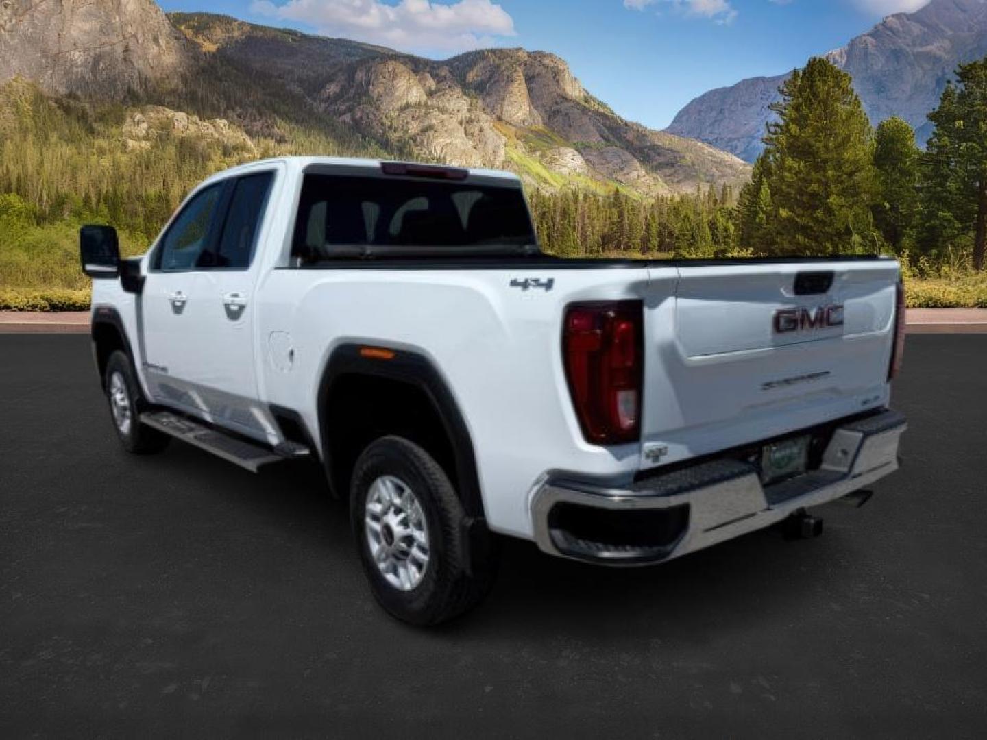 2023 WHITE /CLOTH GMC Sierra 2500HD SLE (1GT59ME77PF) with an 6.6 engine, AUTOMATIC transmission, located at 1235 N Woodruff Ave., Idaho Falls, 83401, (208) 523-1053, 43.507172, -112.000488 - At Timberline Auto, finding a great deal on your next vehicle is always easy! Our experienced sales staff's goal is to help find you the right vehicle at the right price! Our knowledgeable finance department has options for almost any credit score. We offer extended service contract options to prote - Photo#2