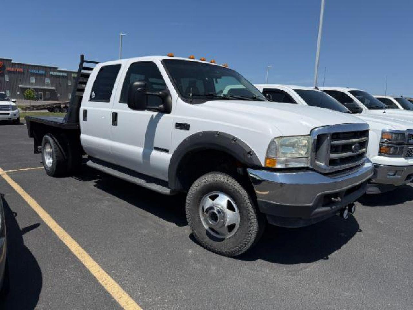 2002 WHITE /LEATHER Ford Super Duty F-350 DRW (1FTWW33FX2E) with an 73 engine, Automatic transmission, located at 1175 N Woodruff Ave, Idaho Falls, ID, 83401, 43.506901, -111.999657 - At Timberline Auto, finding a great deal on your next vehicle is always easy! Our experienced sales staff's goal is to help find you the right vehicle at the right price! Our knowledgeable finance department has options for almost any credit score. We offer extended service contract options to prote - Photo#1