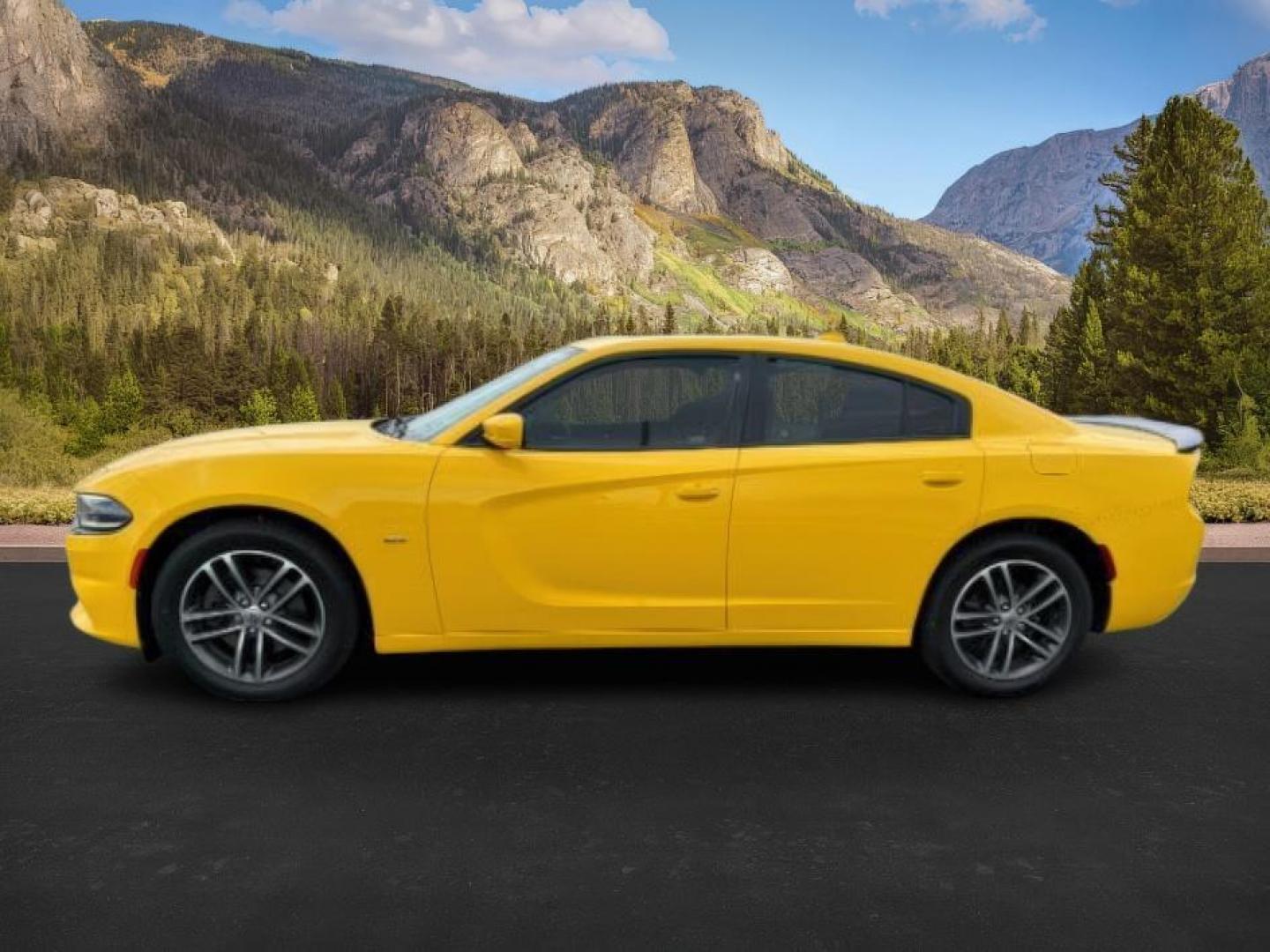 2018 Yellow Jacket Clearcoat /Black Dodge Charger (2C3CDXJG5JH) with an Pentastar 36L V-6 DOHC engine, Automatic transmission, located at 1175 N Woodruff Ave, Idaho Falls, ID, 83401, 43.506901, -111.999657 - At Timberline Auto, finding a great deal on your next vehicle is always easy! Our experienced sales staff's goal is to help find you the right vehicle at the right price! Our knowledgeable finance department has options for almost any credit score. We offer extended service contract options to prote - Photo#0