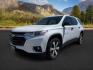 2018 Summit White /Dark Atmosphere/Medium Ash Gray Chevrolet Traverse (1GNEVHKW7JJ) with an 36L V-6 gasoline direct injection engine, Automatic transmission, located at 1175 N Woodruff Ave, Idaho Falls, ID, 83401, 43.506901, -111.999657 - At Timberline Auto, finding a great deal on your next vehicle is always easy! Our experienced sales staff's goal is to help find you the right vehicle at the right price! Our knowledgeable finance department has options for almost any credit score. We offer extended service contract options to prote - Photo#0