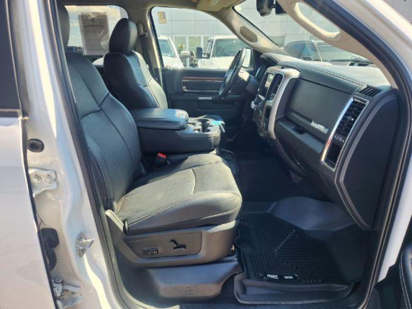 2018 Pearl White /Black Ram 1500 (1C6RR7NT1JS) with an HEMI 57L V-8 variable valve control engine, Automatic transmission, located at 1175 N Woodruff Ave, Idaho Falls, ID, 83401, 43.506901, -111.999657 - At Timberline Auto, finding a great deal on your next vehicle is always easy! Our experienced sales staff's goal is to help find you the right vehicle at the right price! Our knowledgeable finance department has options for almost any credit score. We offer extended service contract options to prote - Photo#44
