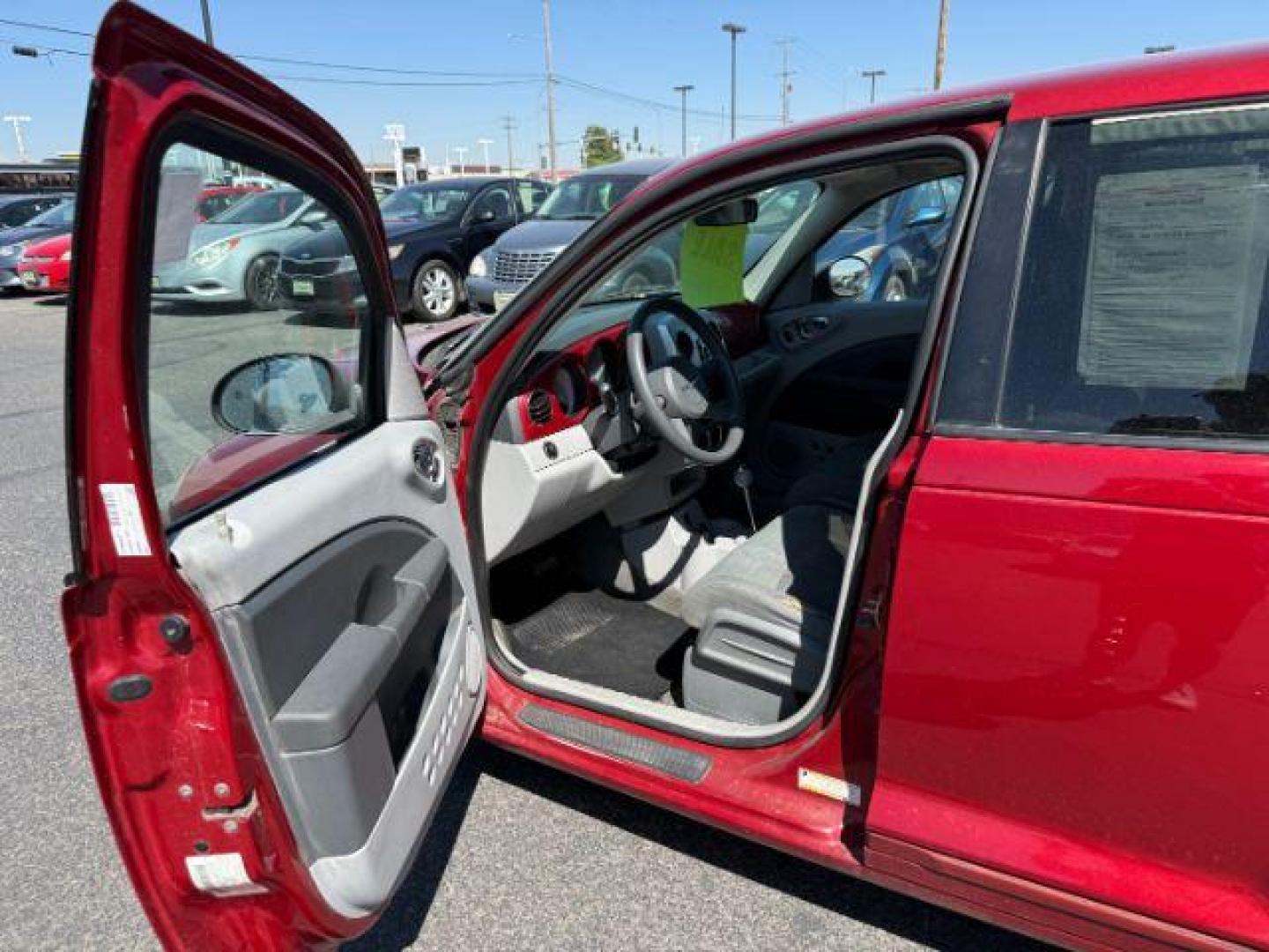 2006 Inferno Red Crystal Pearl /Pastel Pebble Beige Cloth Interior Chrysler PT Cruiser (3A4FY58B76T) with an 24L L4 DOHC 16V engine, Automatic transmission, located at 1175 N Woodruff Ave, Idaho Falls, ID, 83401, 43.506901, -111.999657 - Photo#28